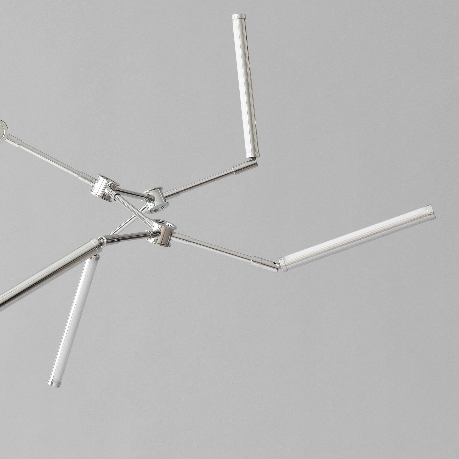 Stick Chandelier, Mini - Chrome