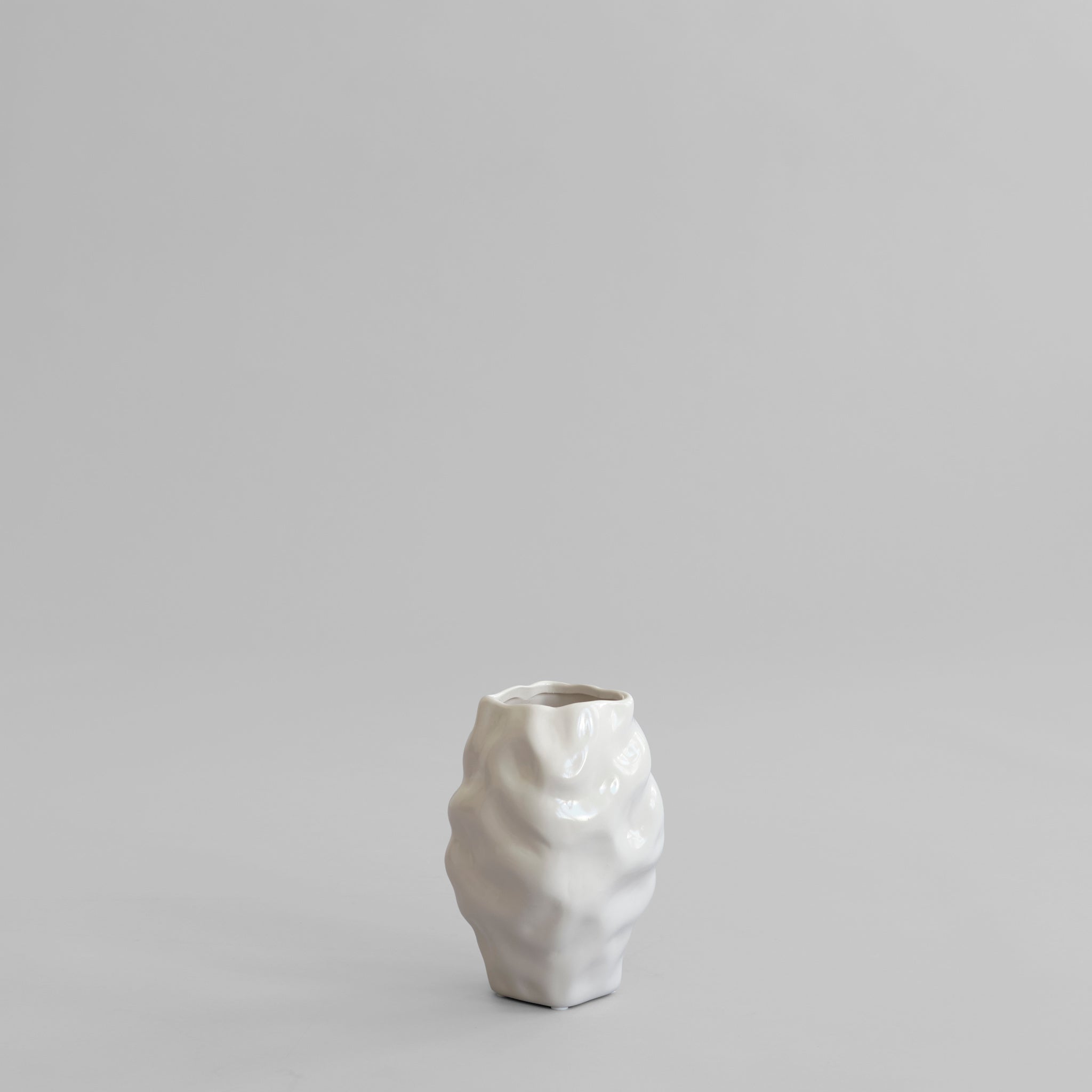 Katachi Vase, Mini - High Glaze Birch