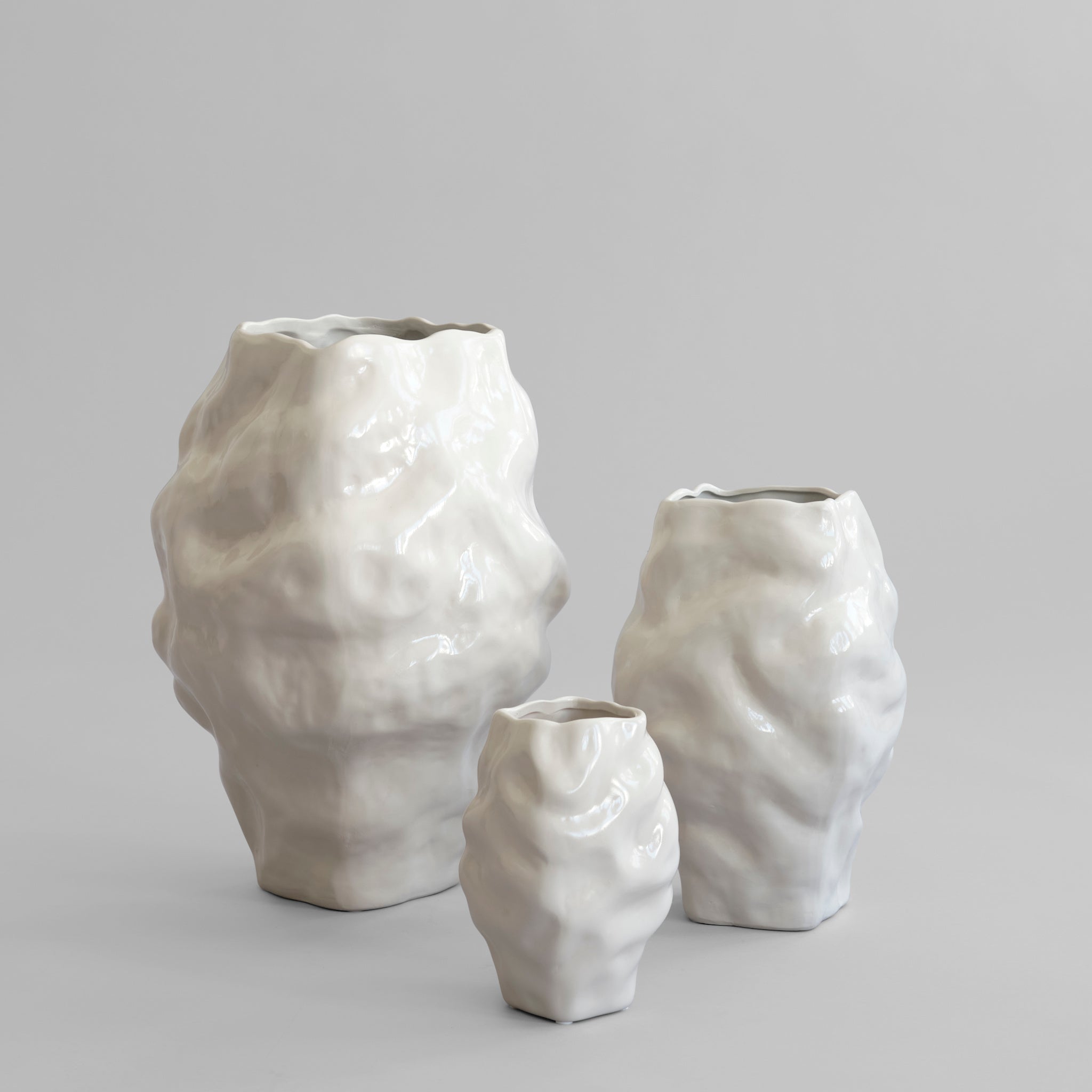 Katachi Vase, Mini - High Glaze Birch
