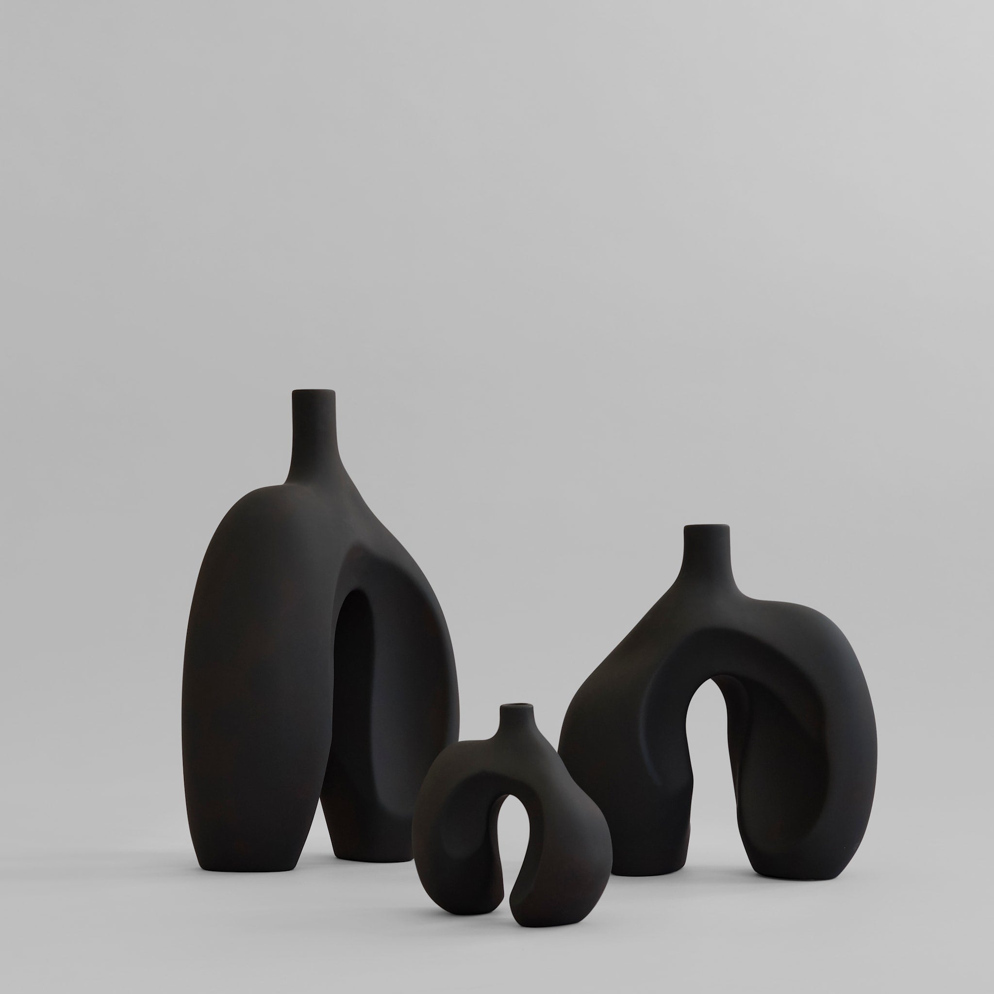 Ni Vase, Petit - Coffee
