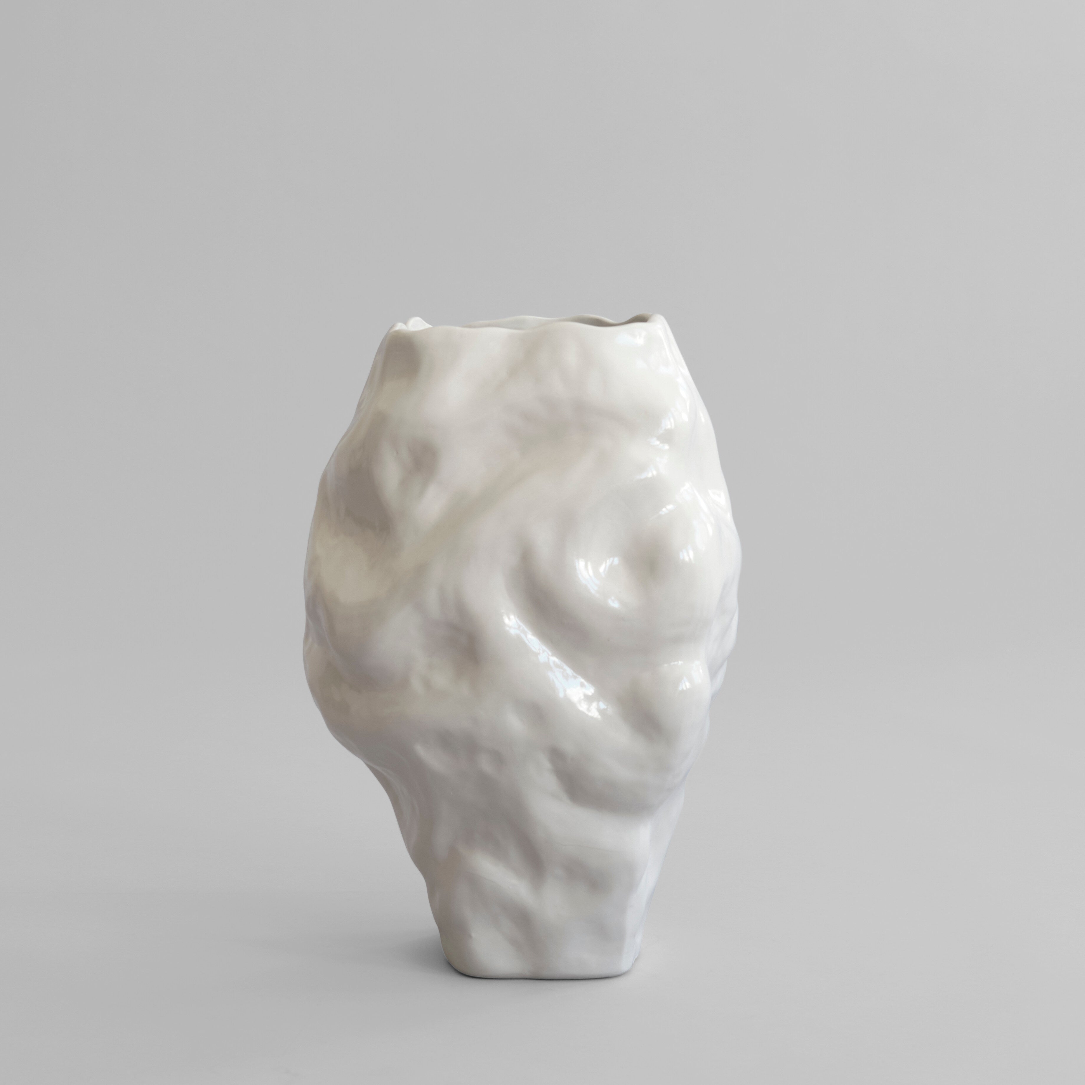 Katachi Vase, Big - High Glaze Birch
