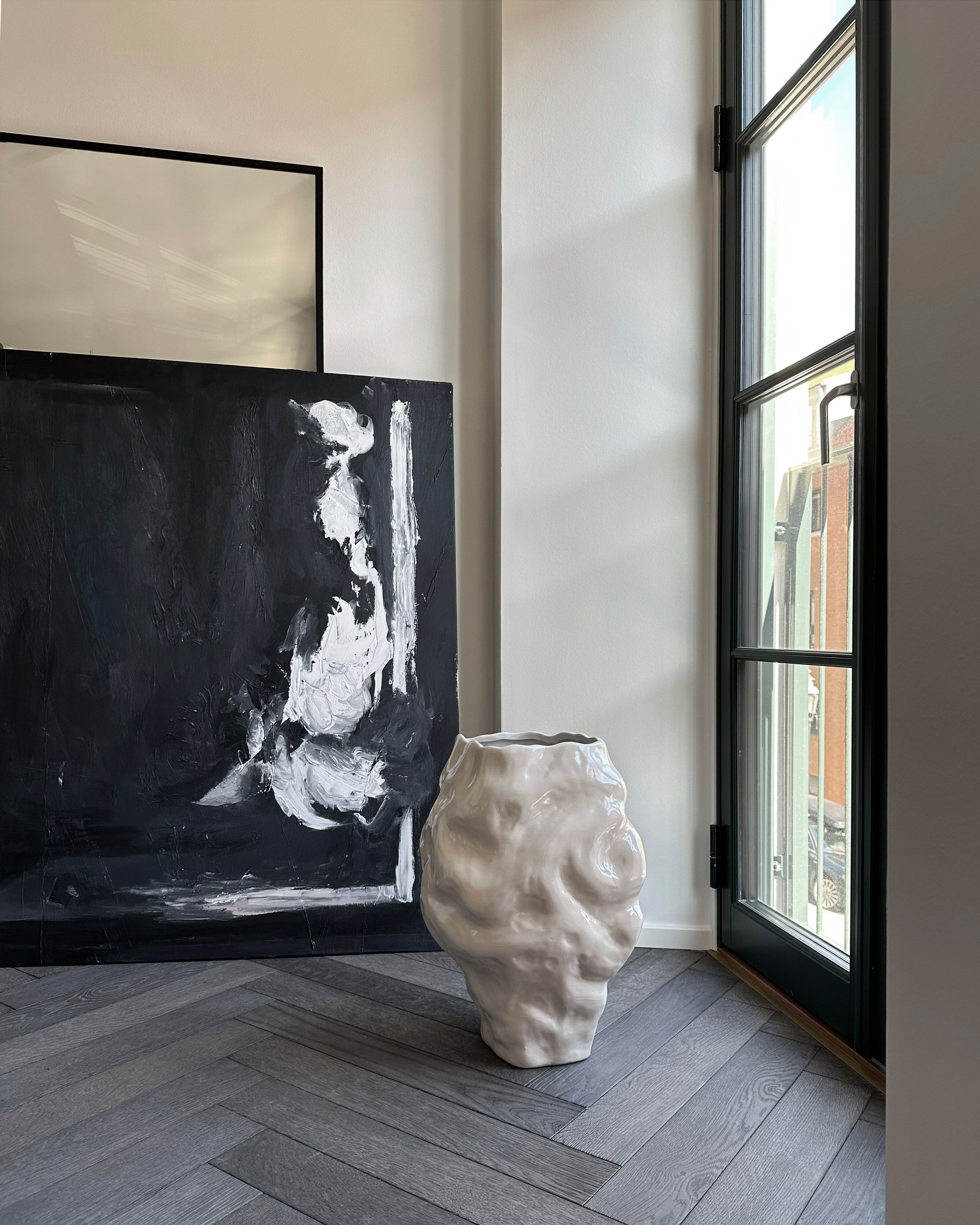 Katachi Vase, Big - High Glaze Birch