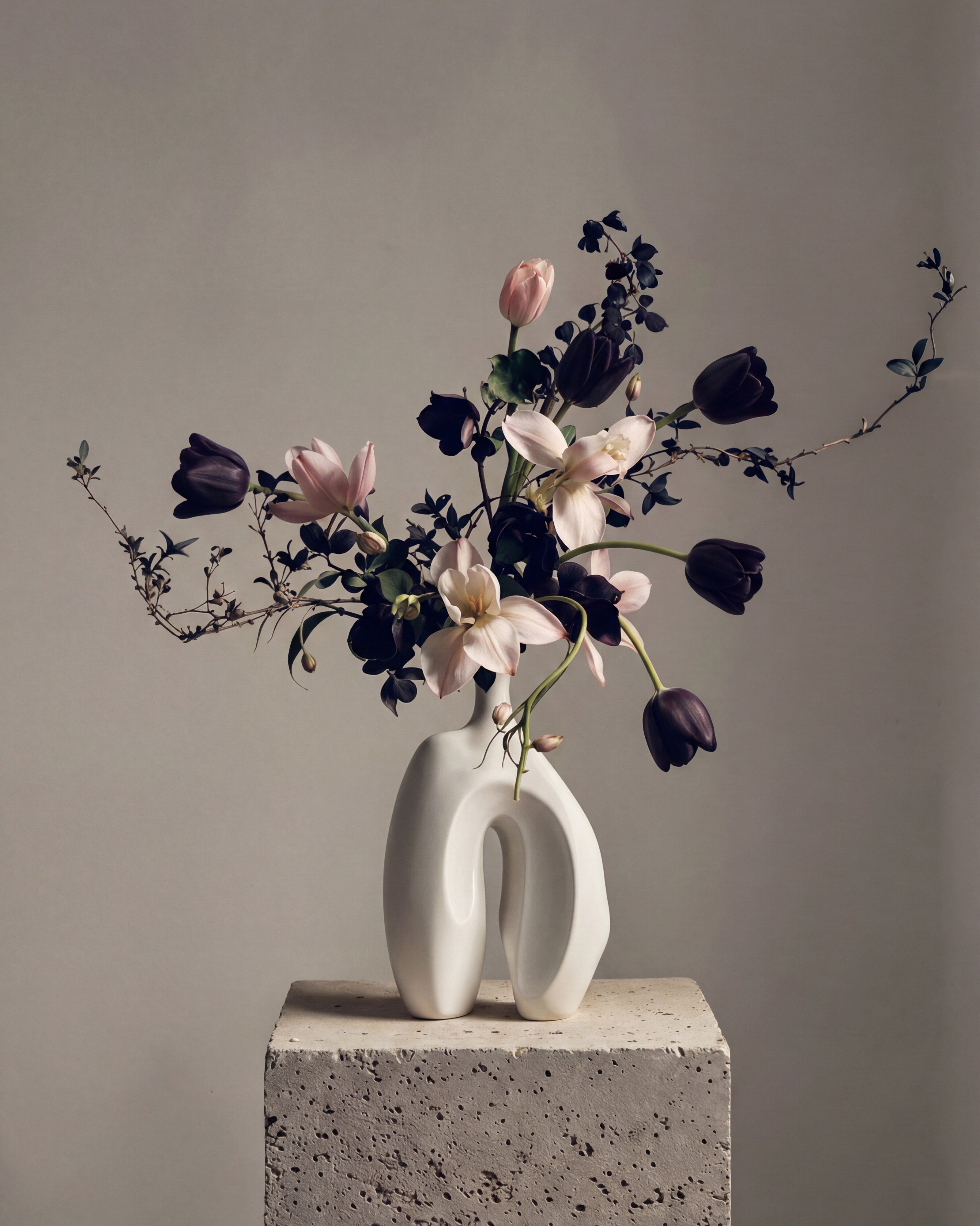Ni Vase, Medio - Birch