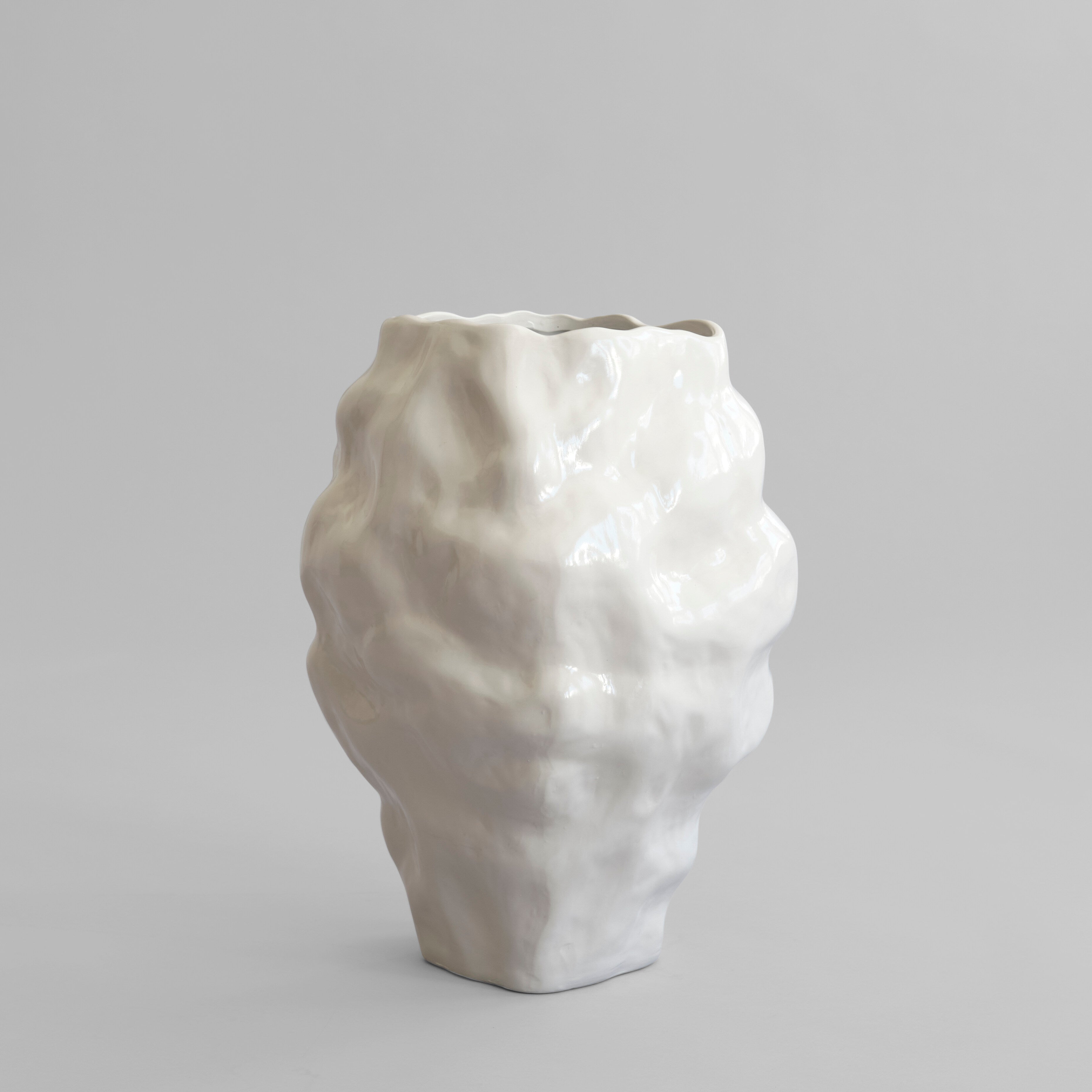 Katachi Vase, Big - High Glaze Birch