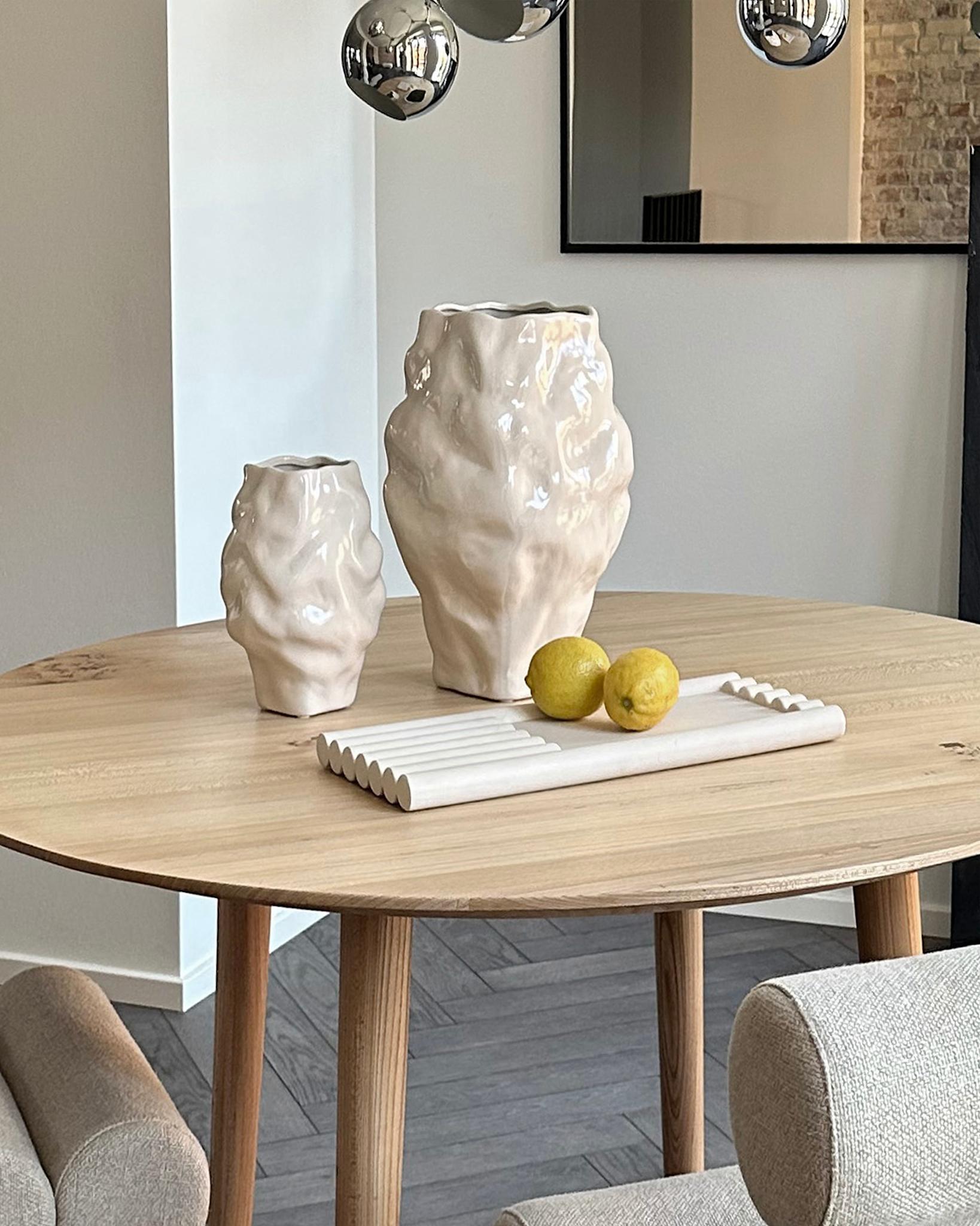 Katachi Vase, Medio - High Glaze Birch