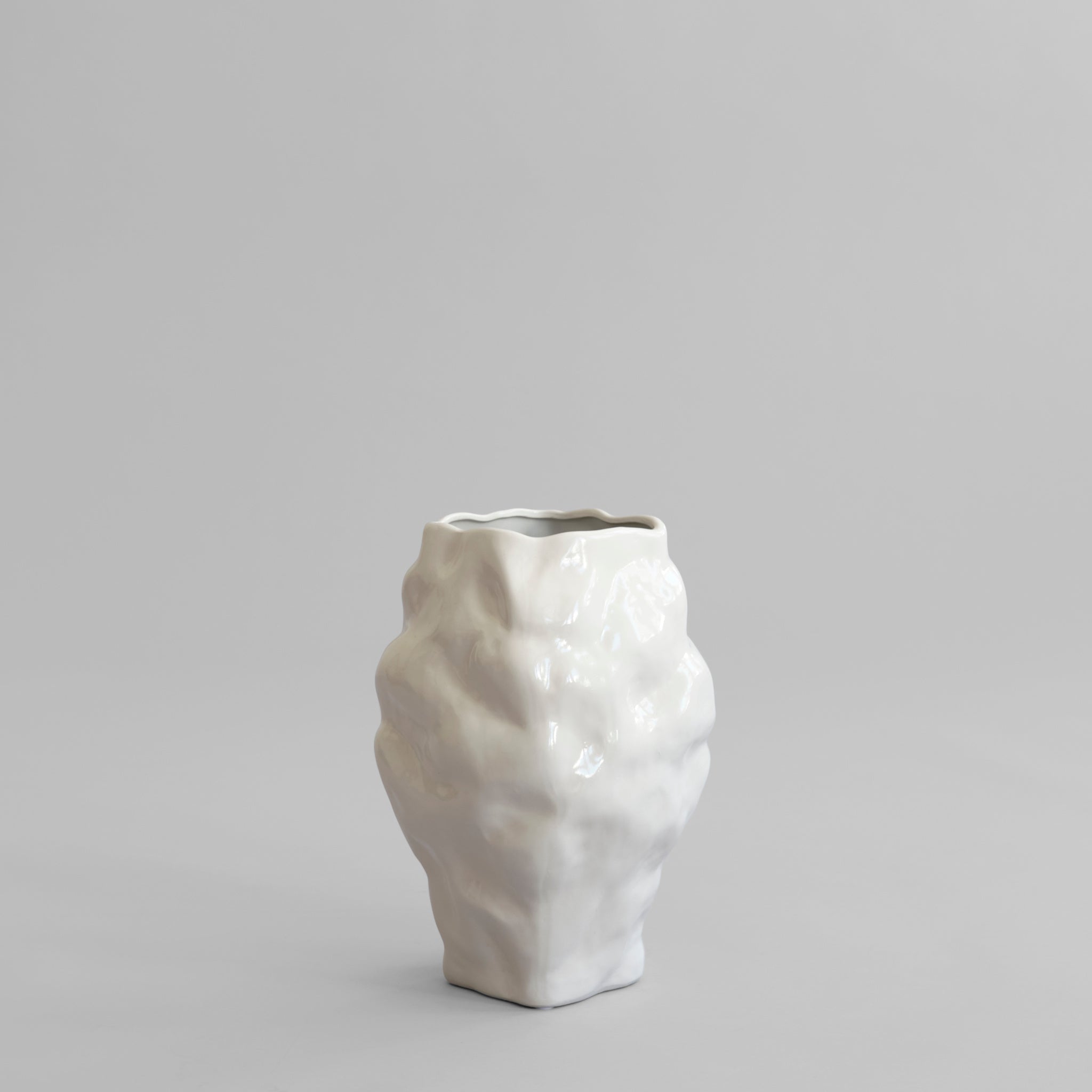 Katachi Vase, Medio - High Glaze Birch