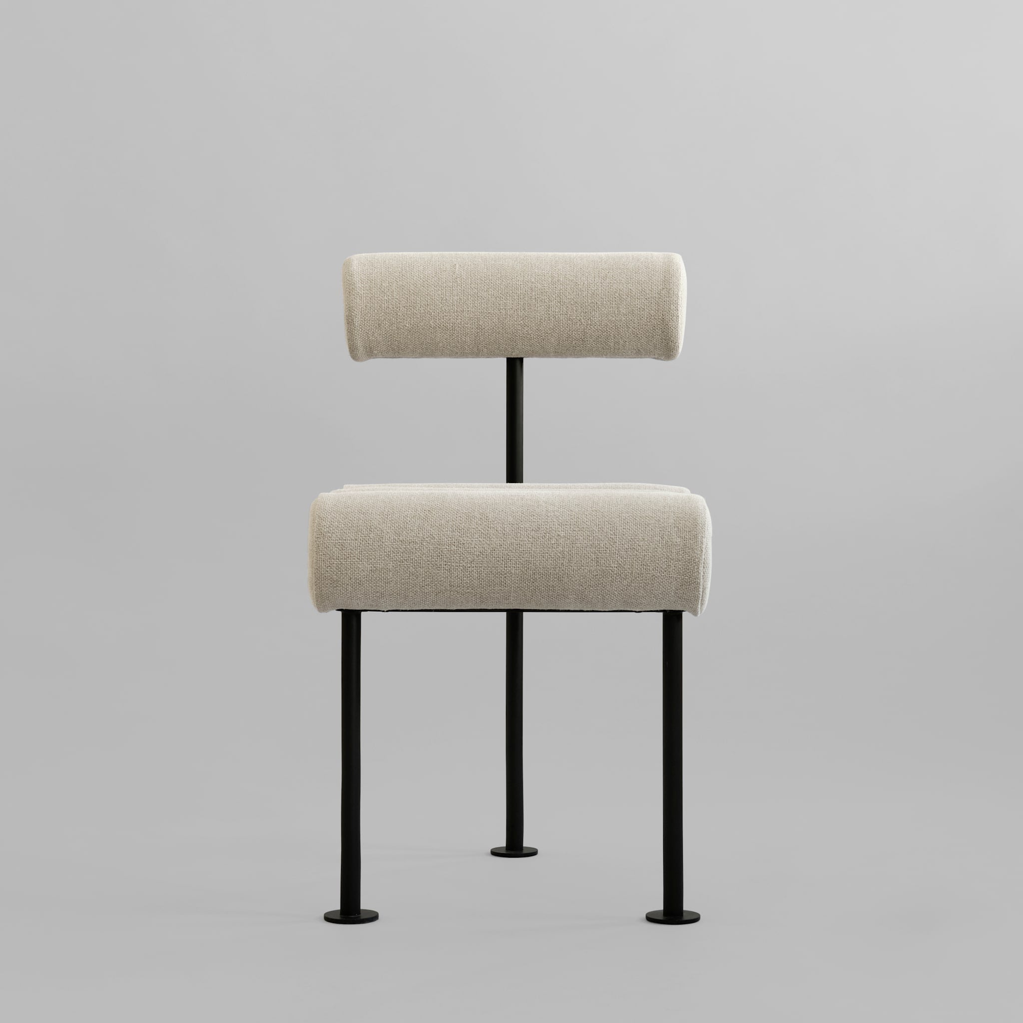 Hiro Dining Chair, Black Frame - Sand (8047-2)