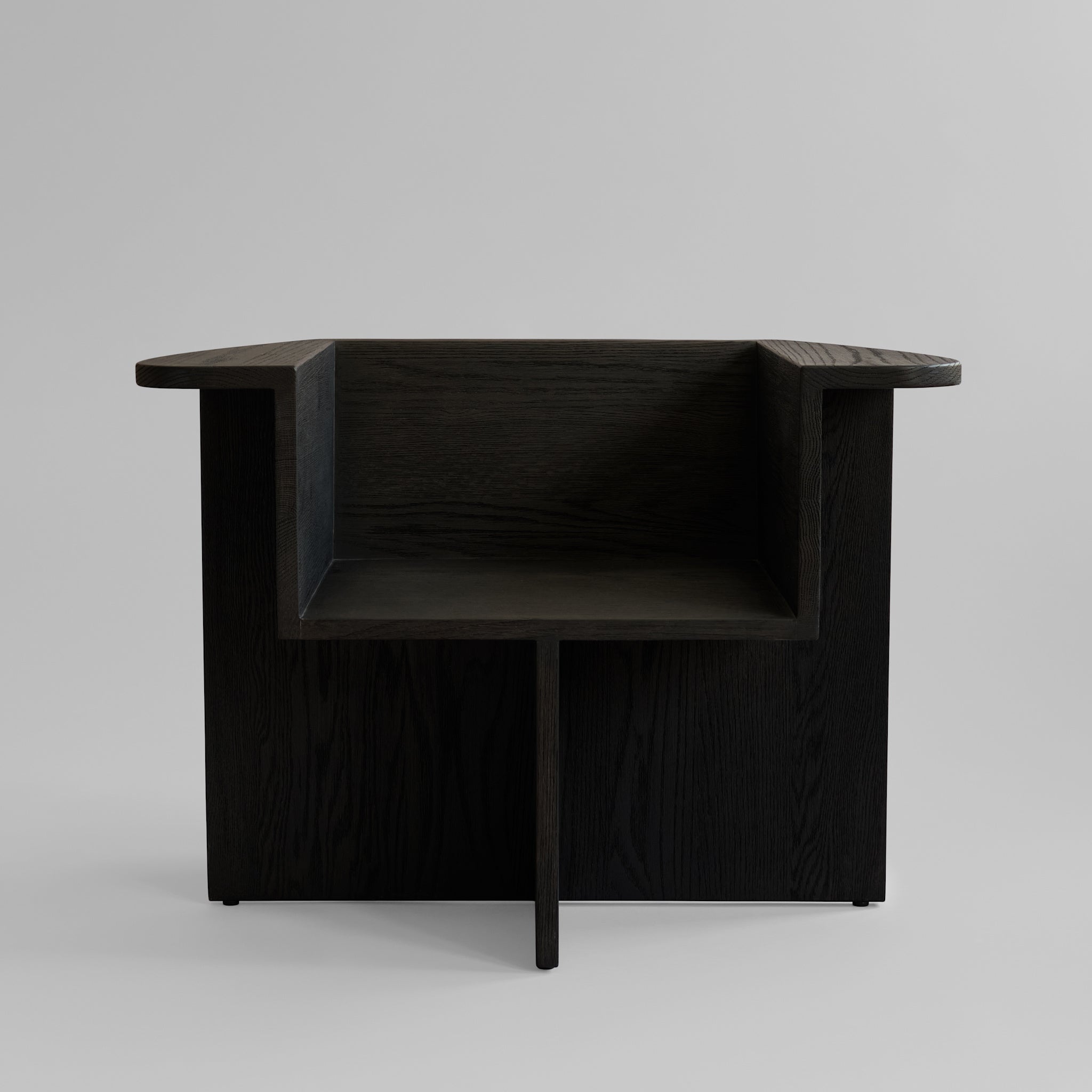 Brutus Lounge Chair - Coffee Black Oak