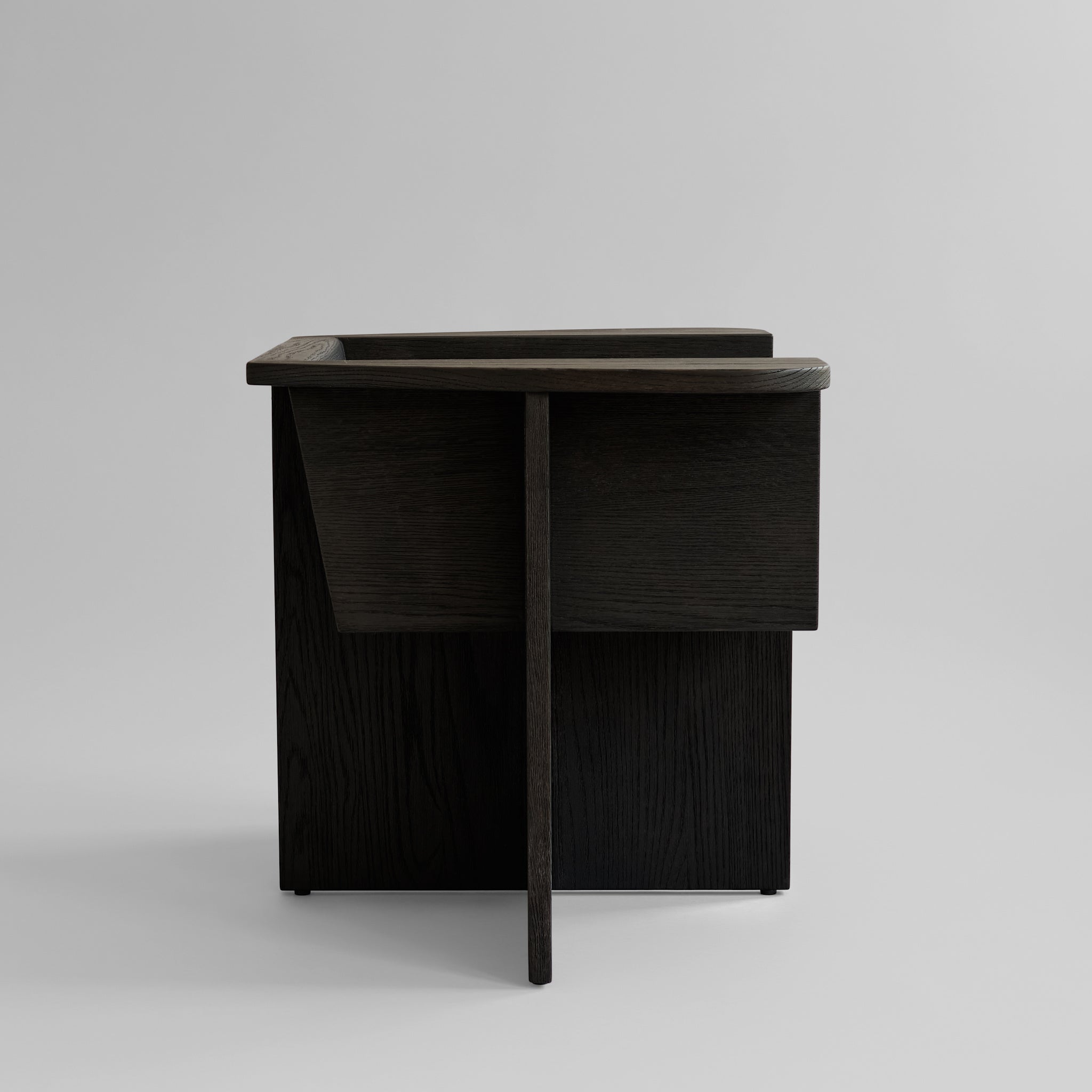 Brutus Lounge Chair - Coffee Black Oak