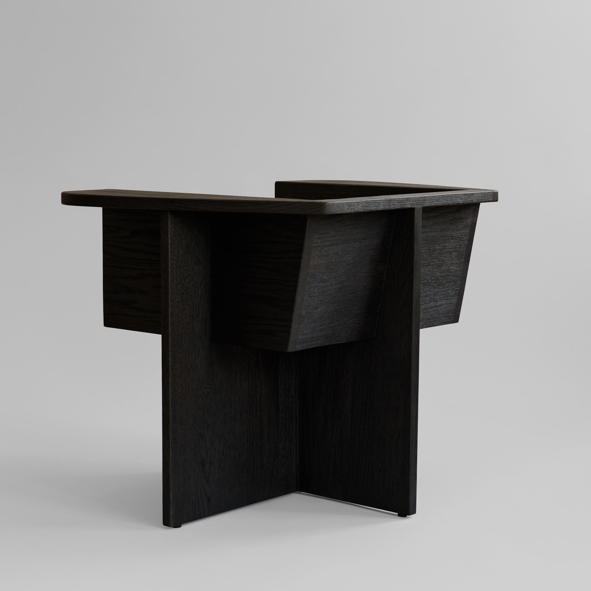 Brutus Lounge Chair - Coffee Black Oak