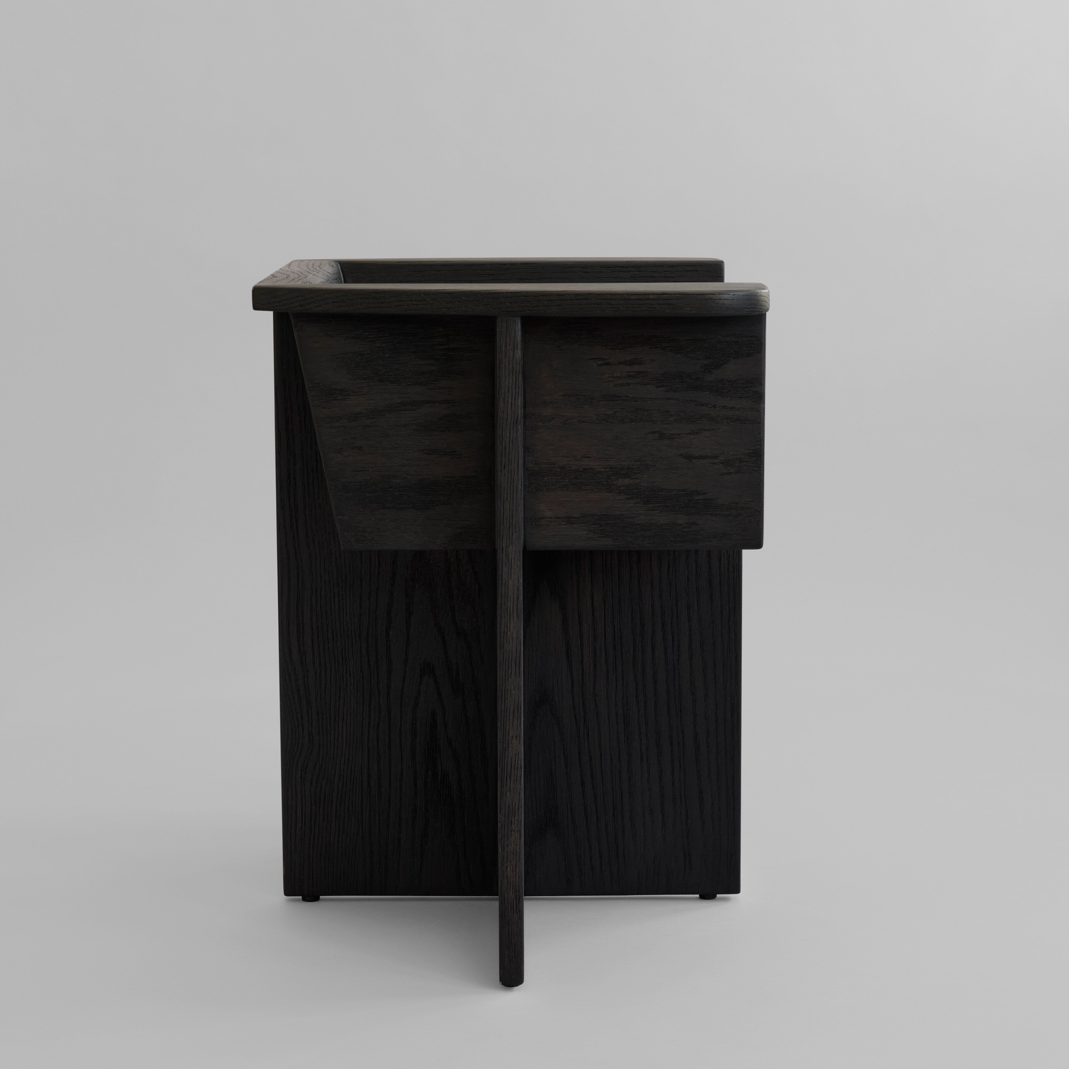 Brutus Dining Chair - Coffee Black Oak