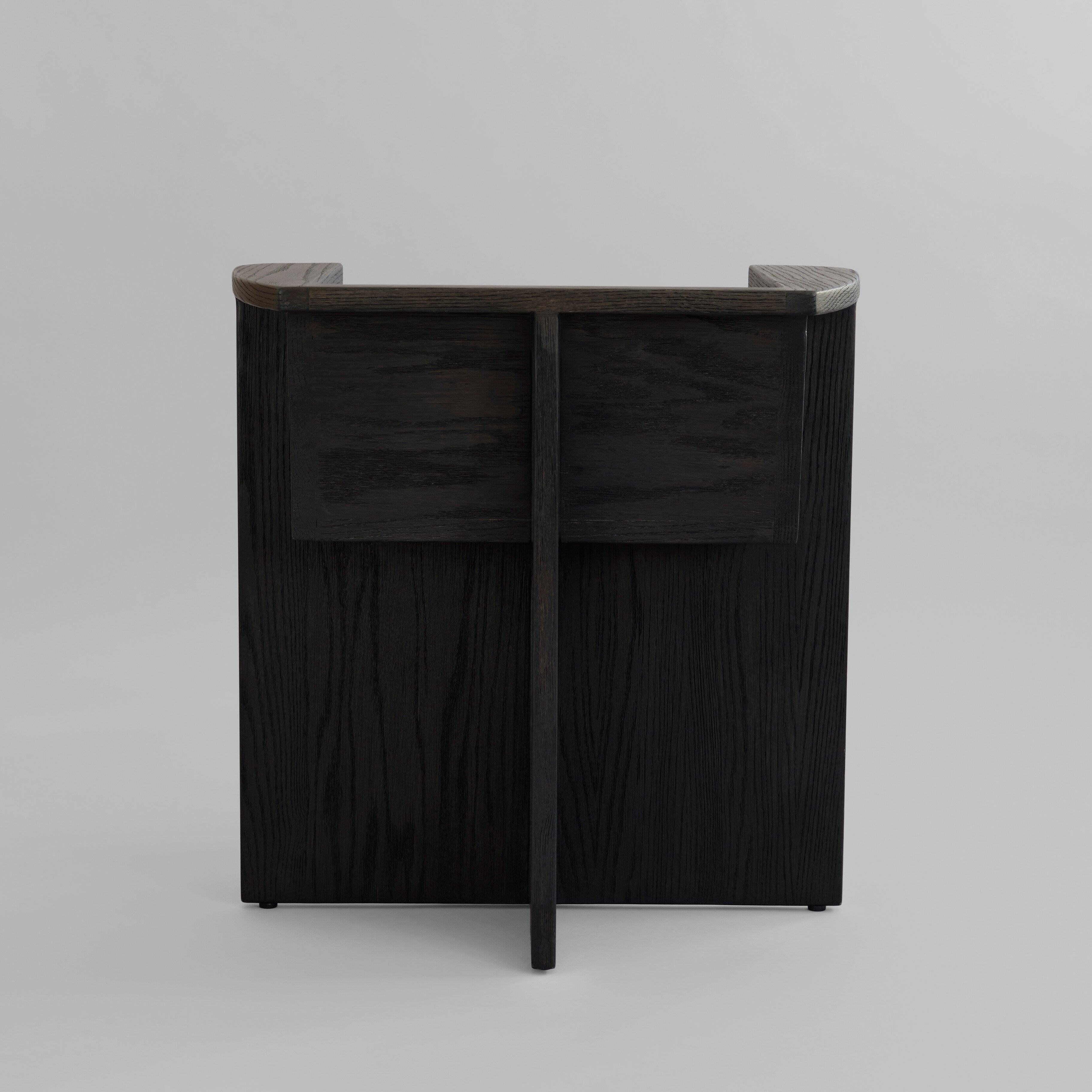 Brutus Dining Chair - Coffee Black Oak