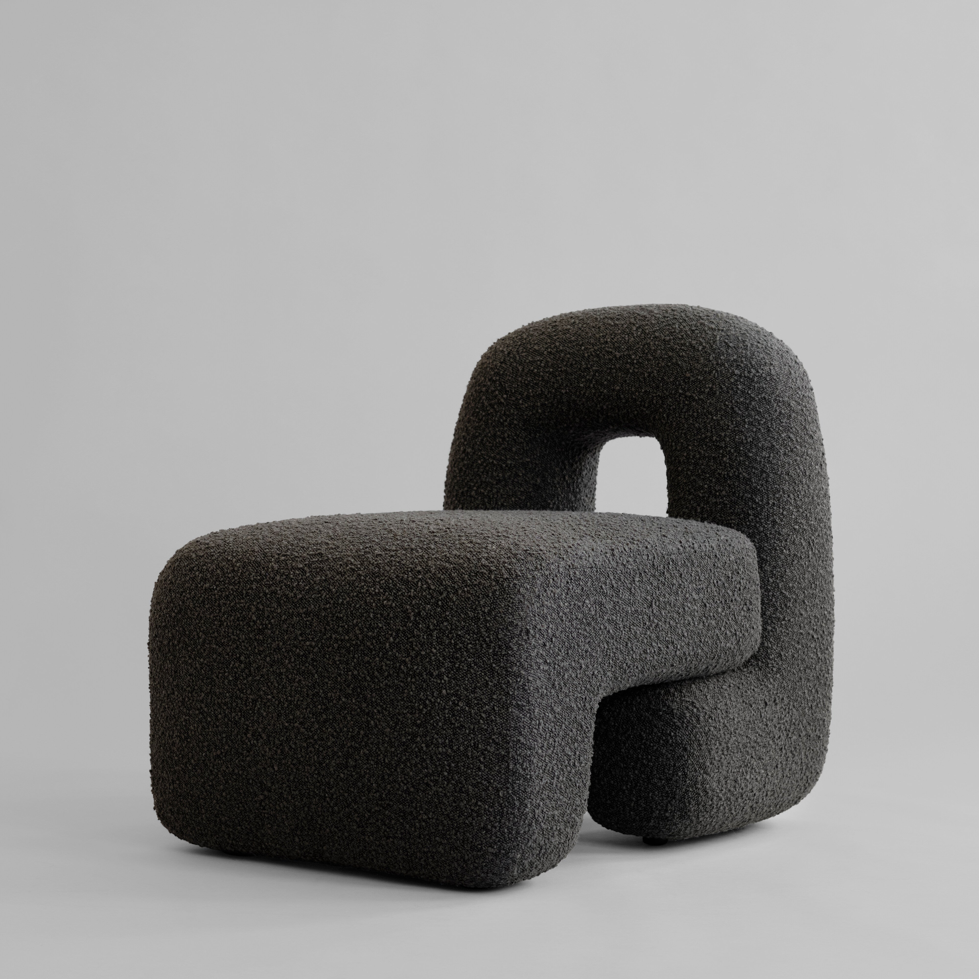 Daiku Lounge Chair - Deep Taupe