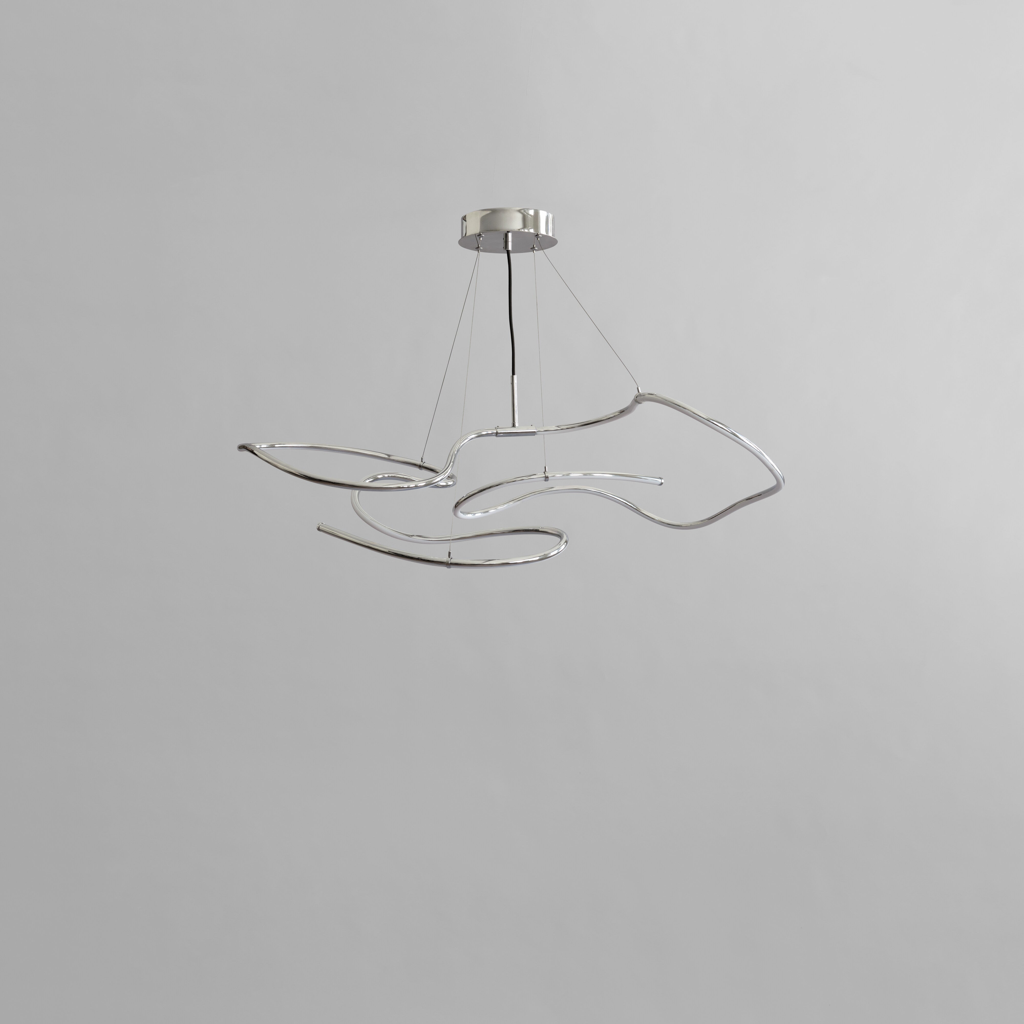 Ghost Chandelier, Mini - Chrome (5m)