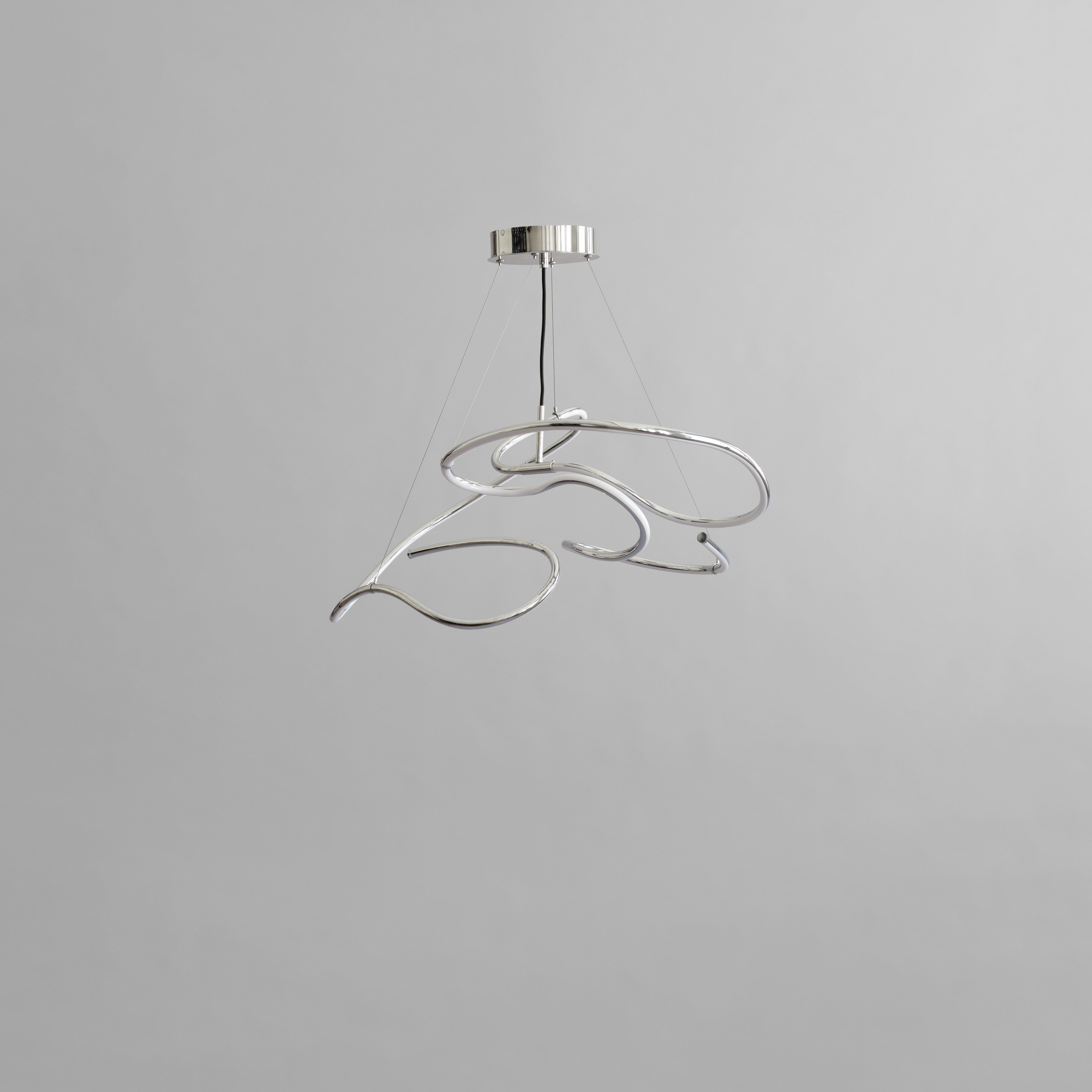 Ghost Chandelier, Mini - Chrome (5m)