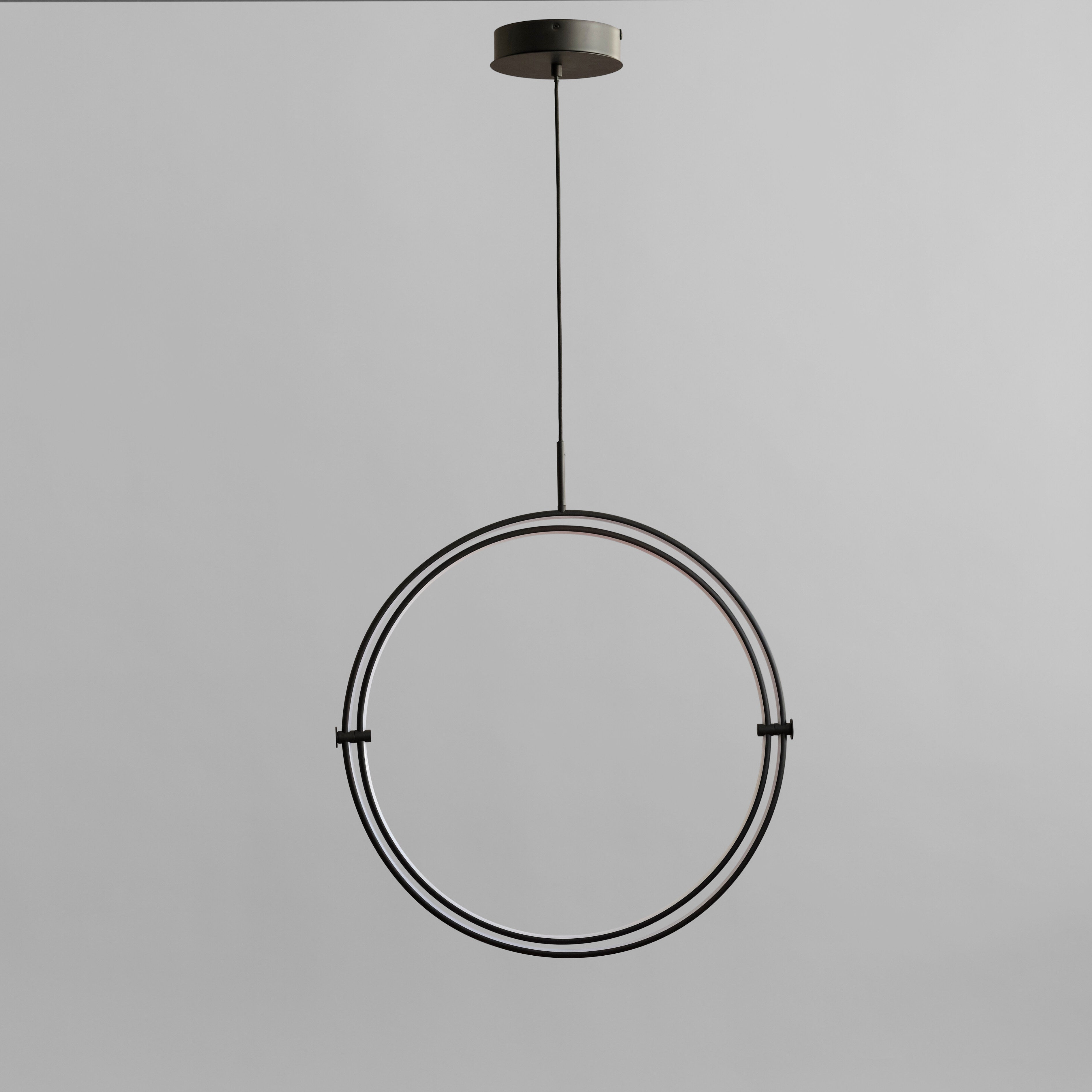 Maru Pendant, Ø60 - Burned Black
