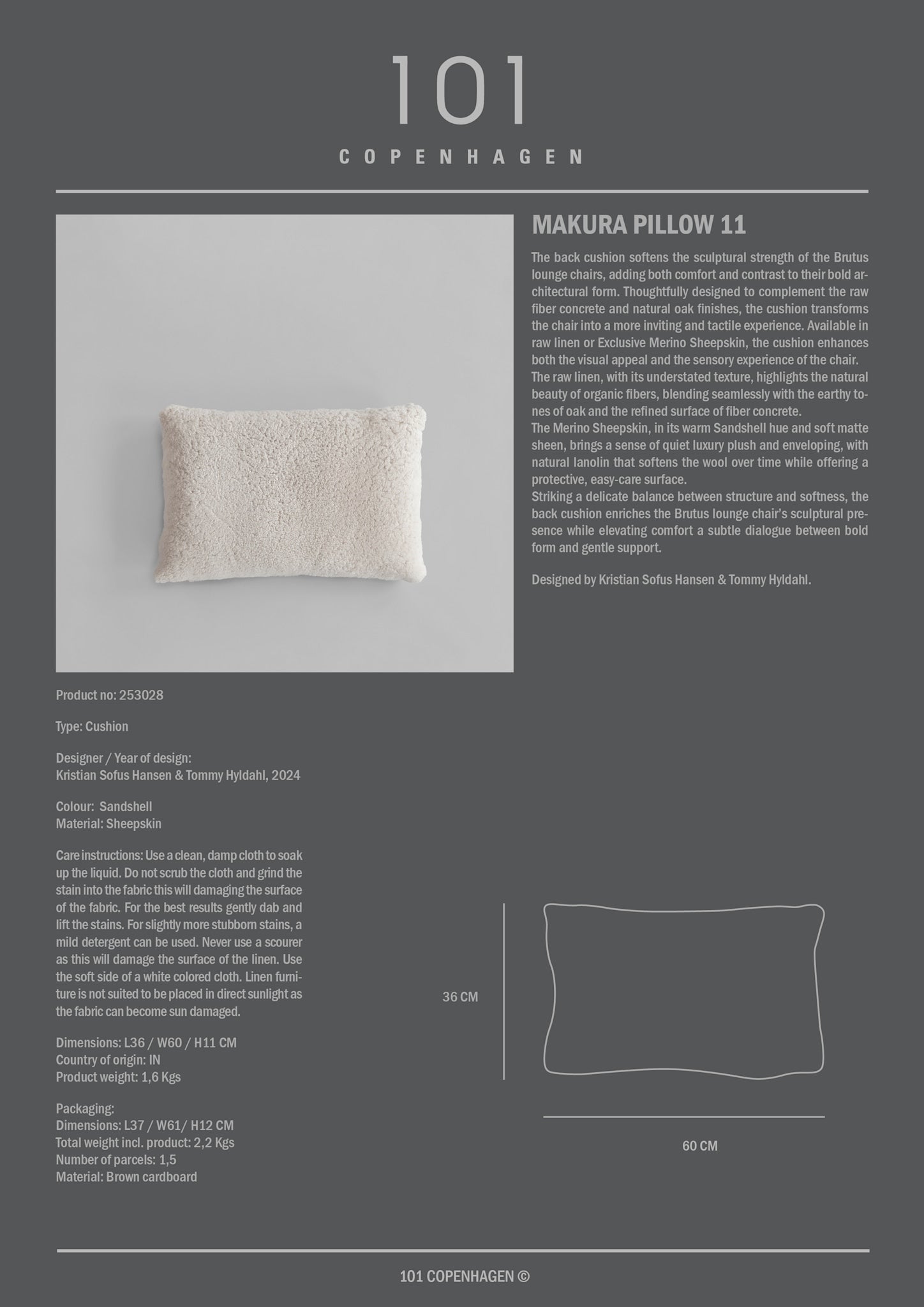Makura Pillow 11 - Sheepskin