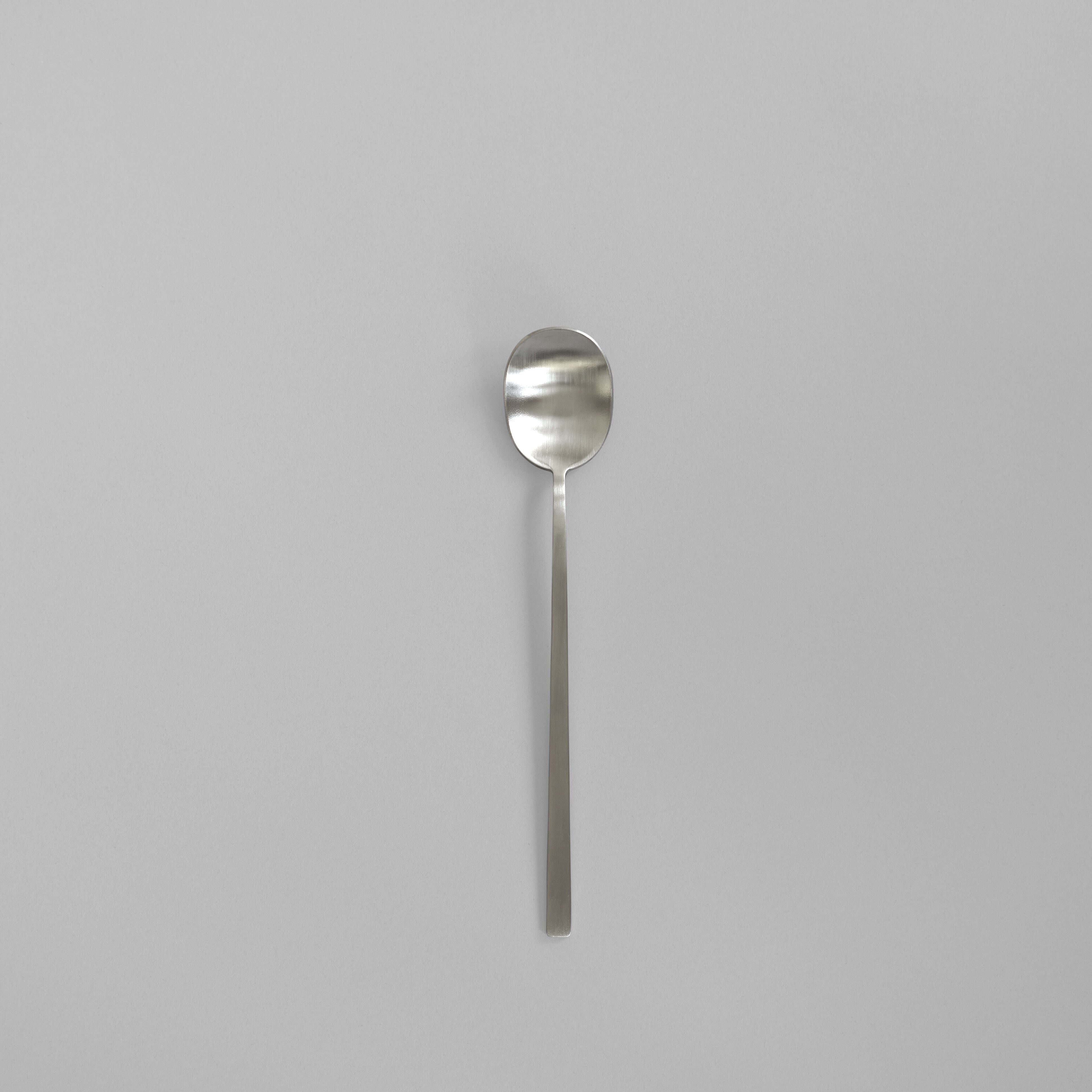 Kogei Long Spoon - Brushed Steel