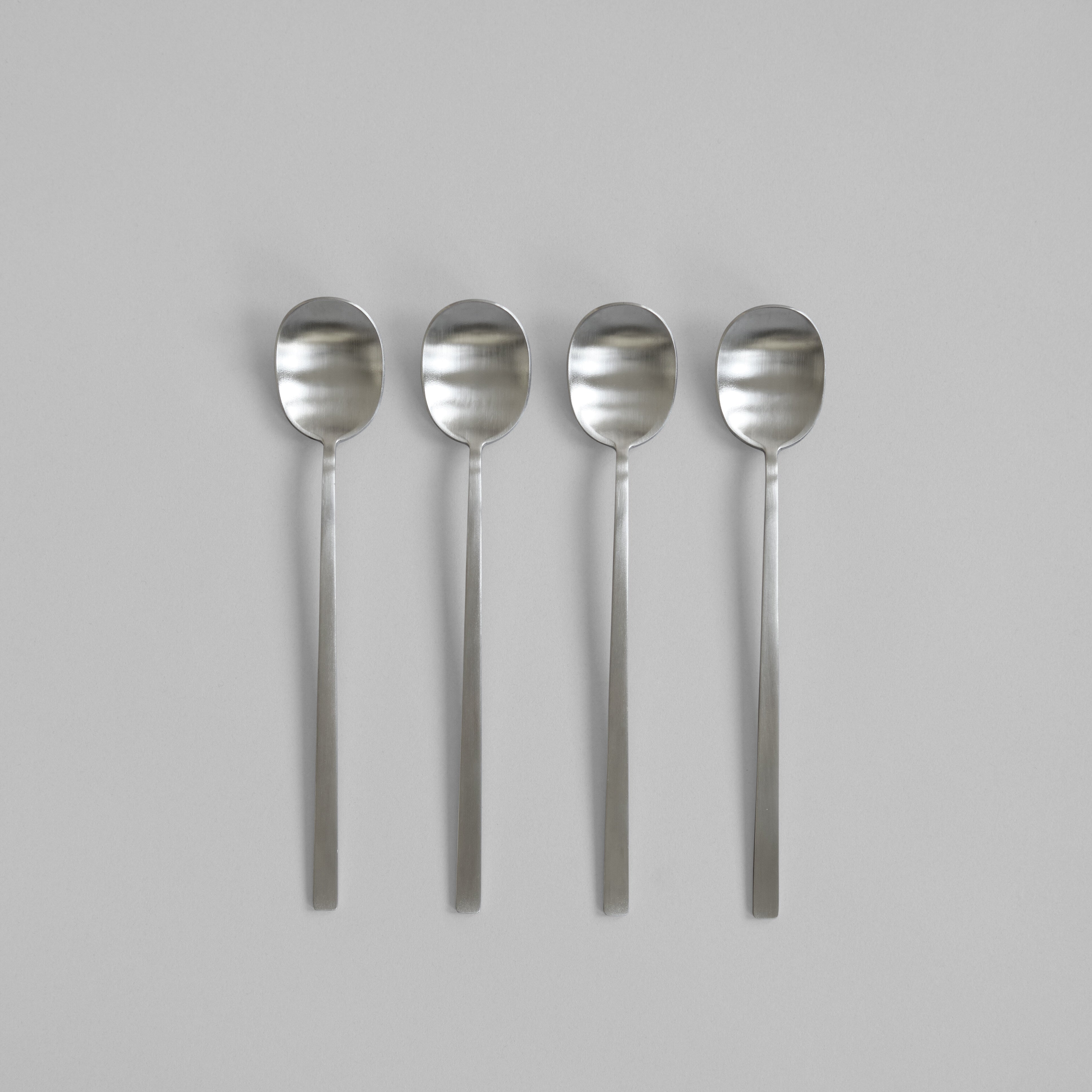 Kogei Long Spoon - Brushed Steel