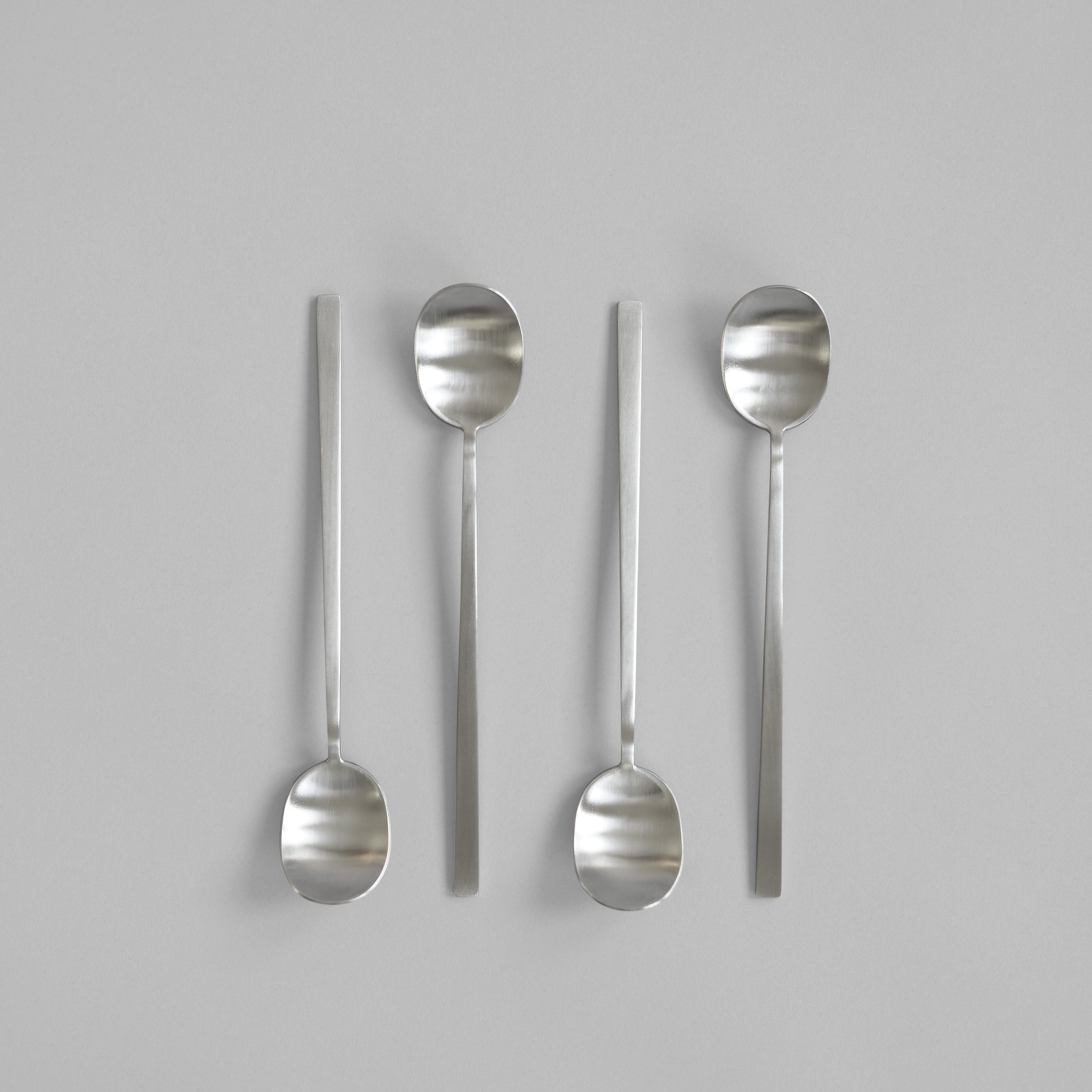 Kogei Long Spoon - Brushed Steel