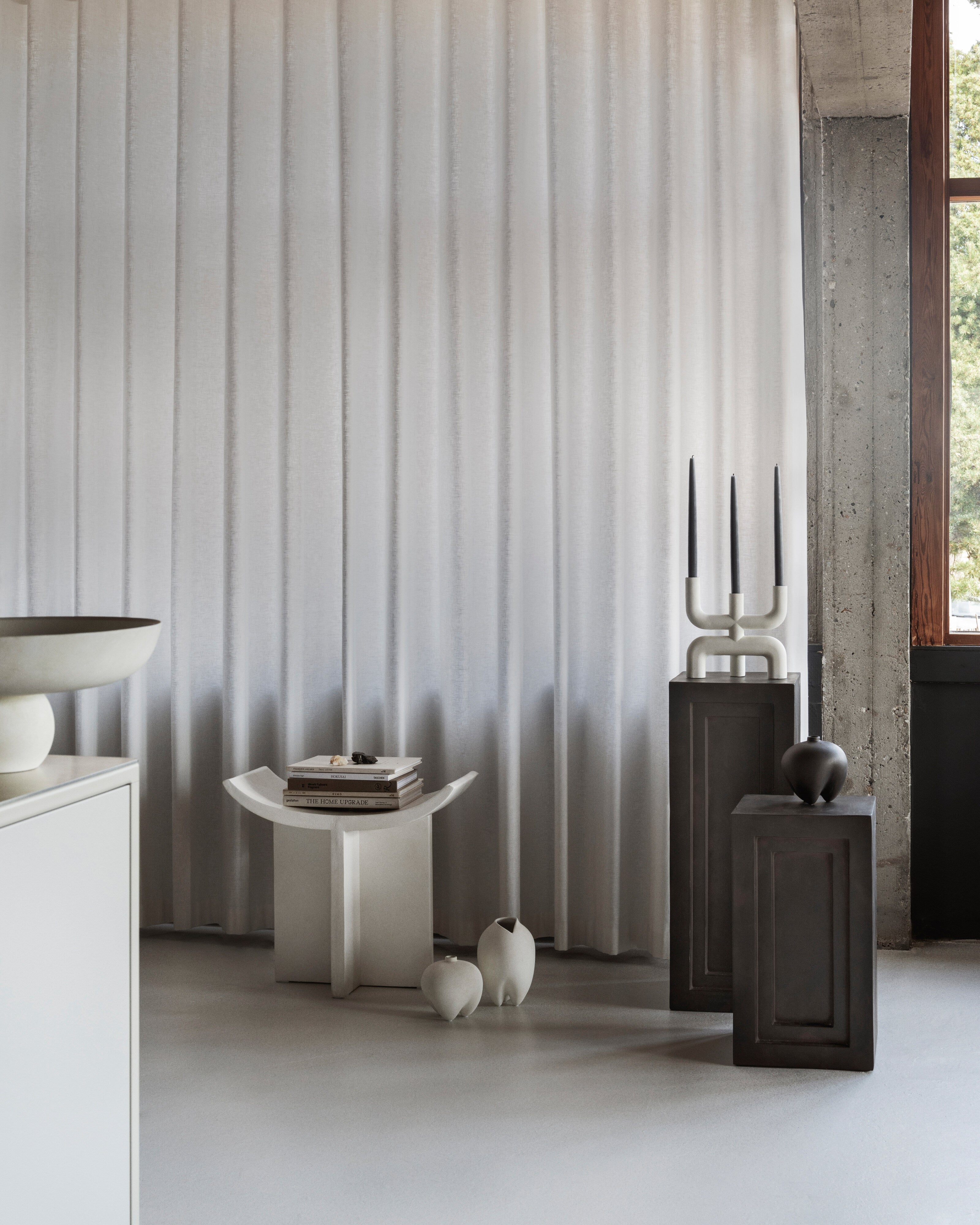 Brutus Stool - Bone White