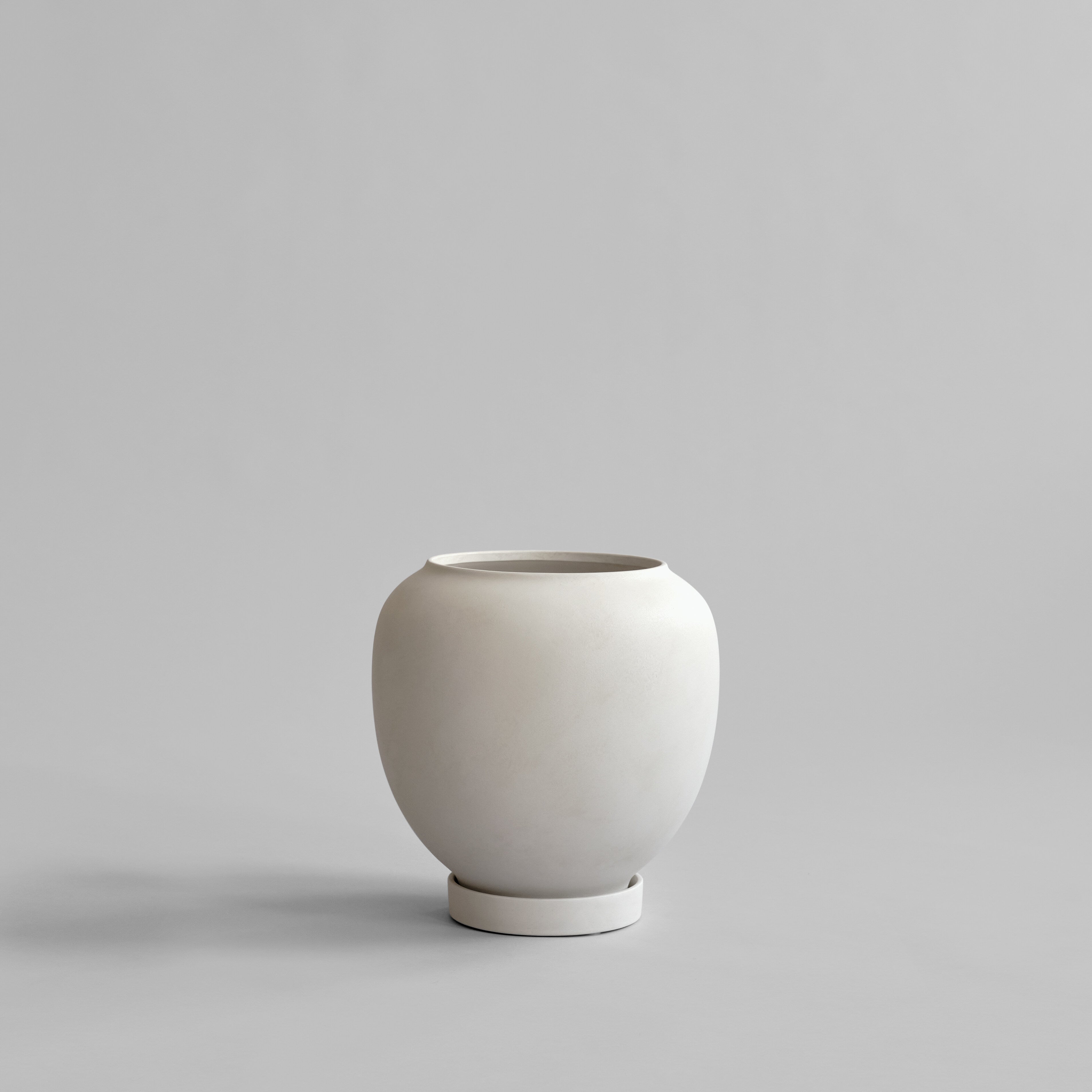 Sunao Plant Pot, Medio - Birch