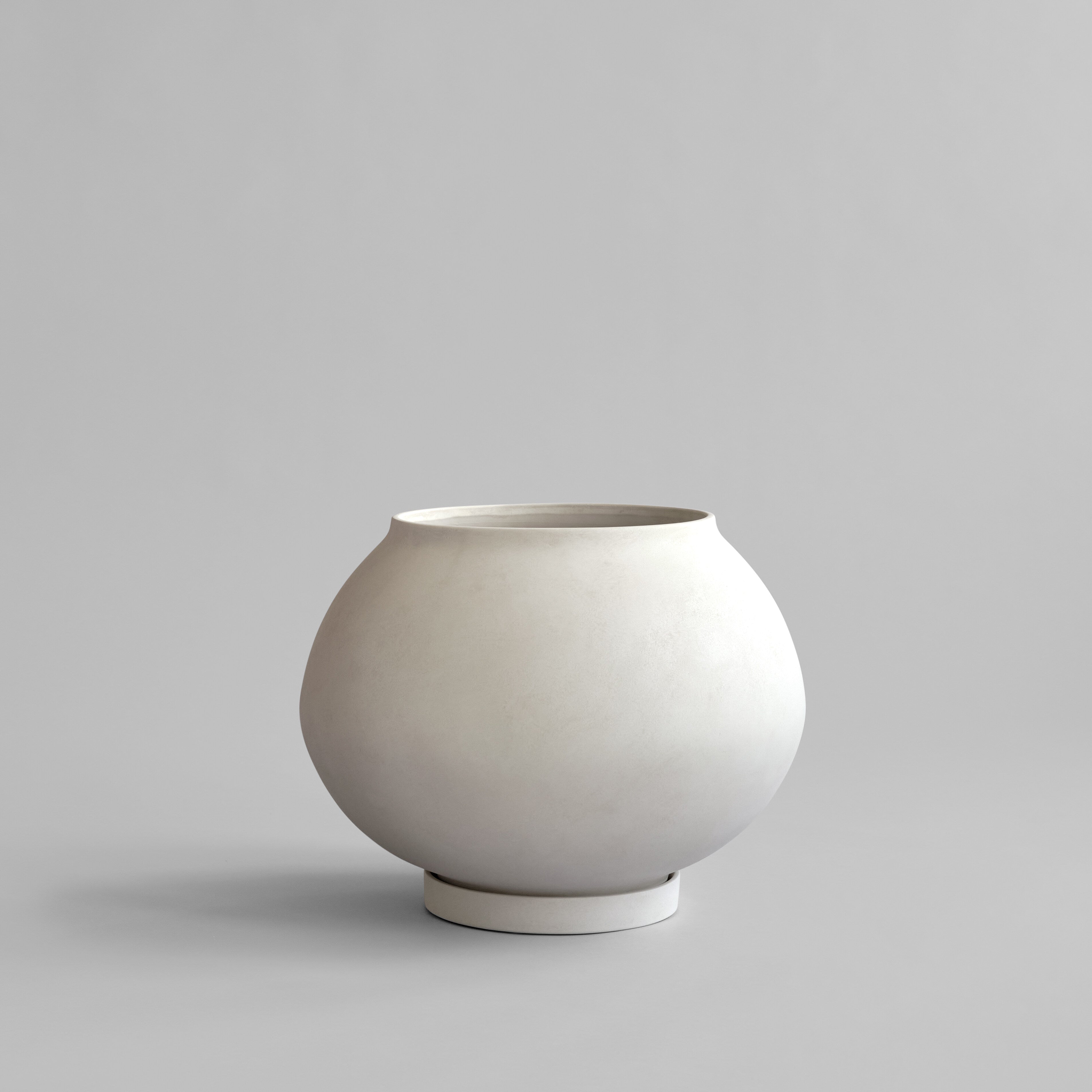 Sunao Plant Pot Fat, Big - Birch