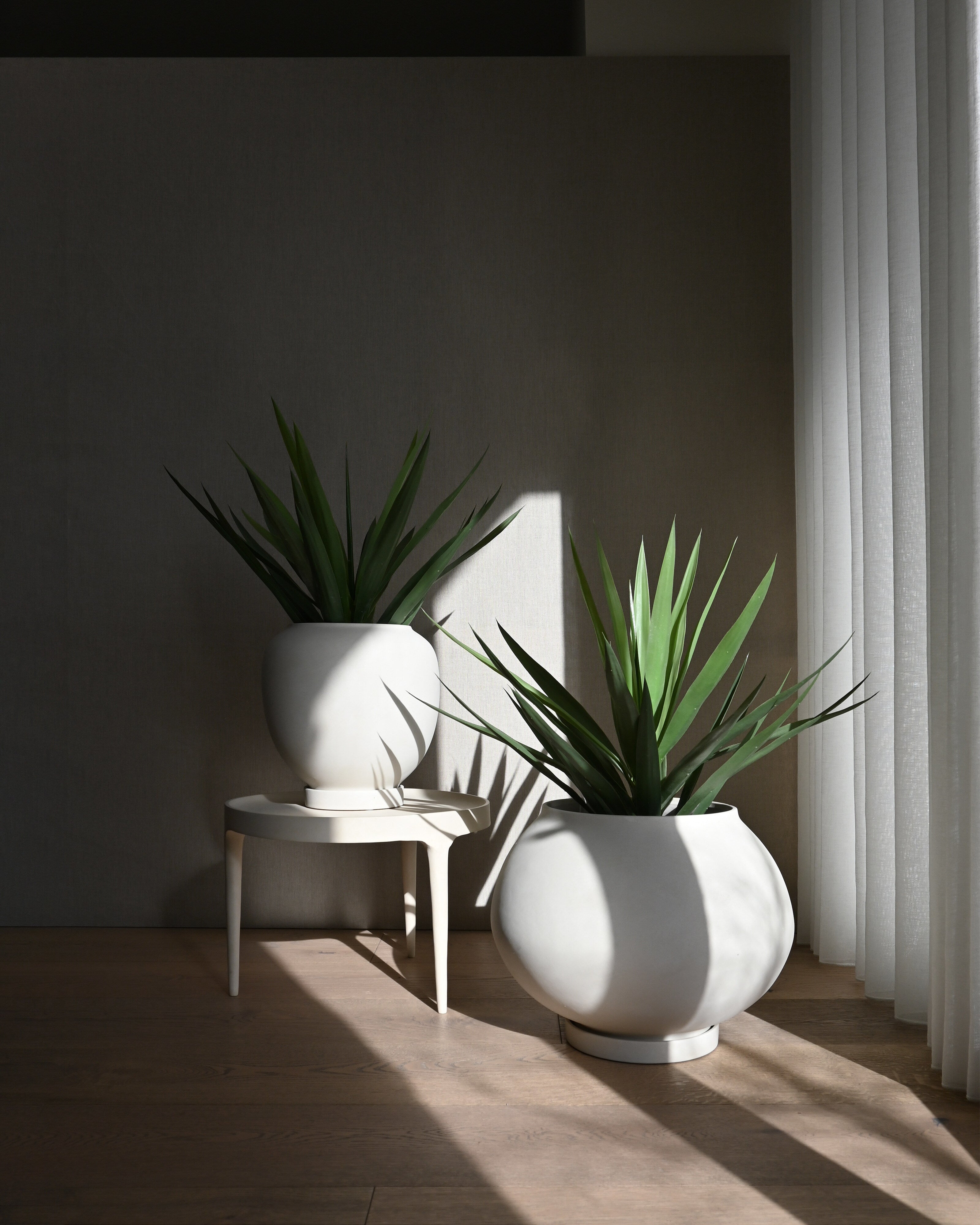 Sunao Plant Pot Fat, Big - Birch
