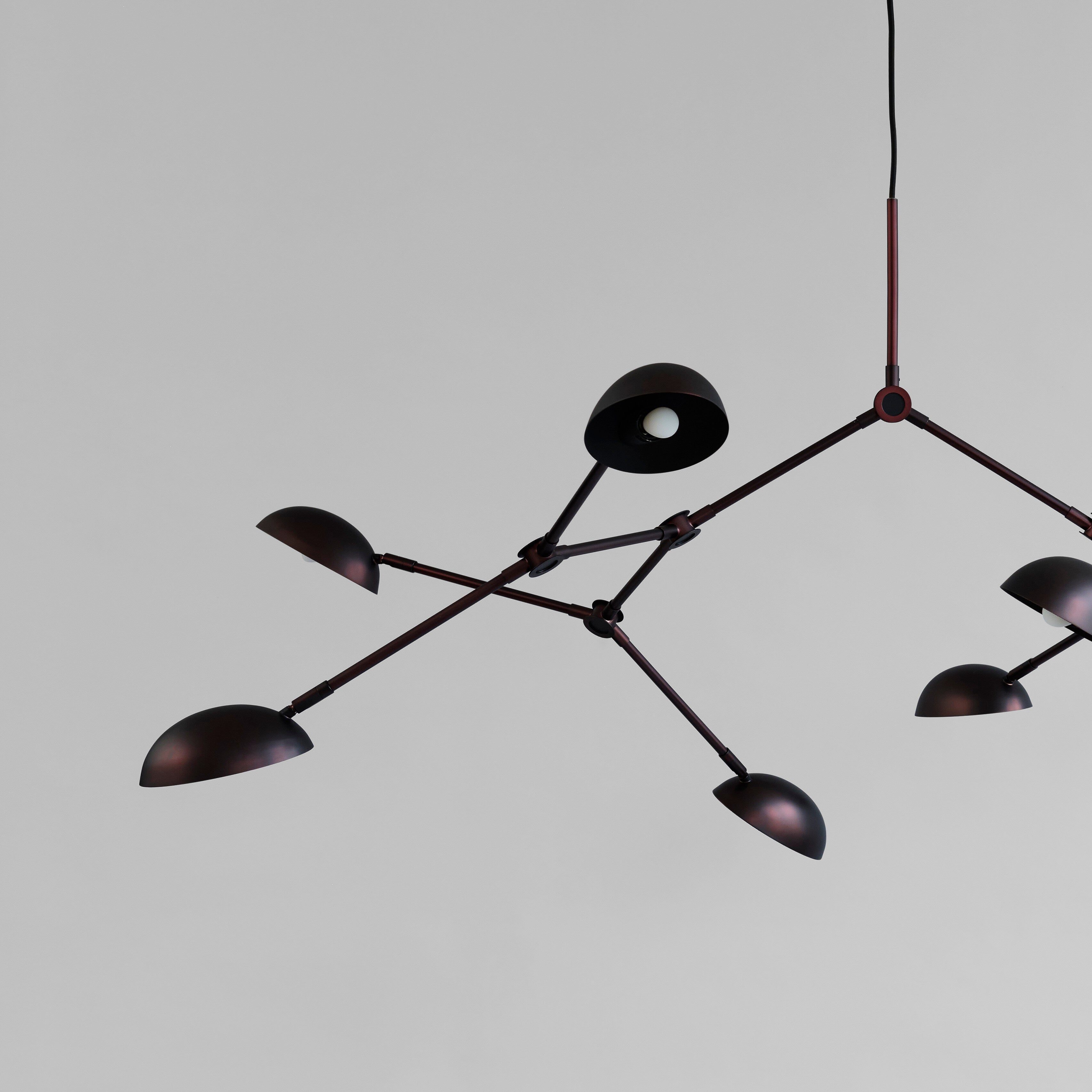 Drop Chandelier - Burned Black (5m)