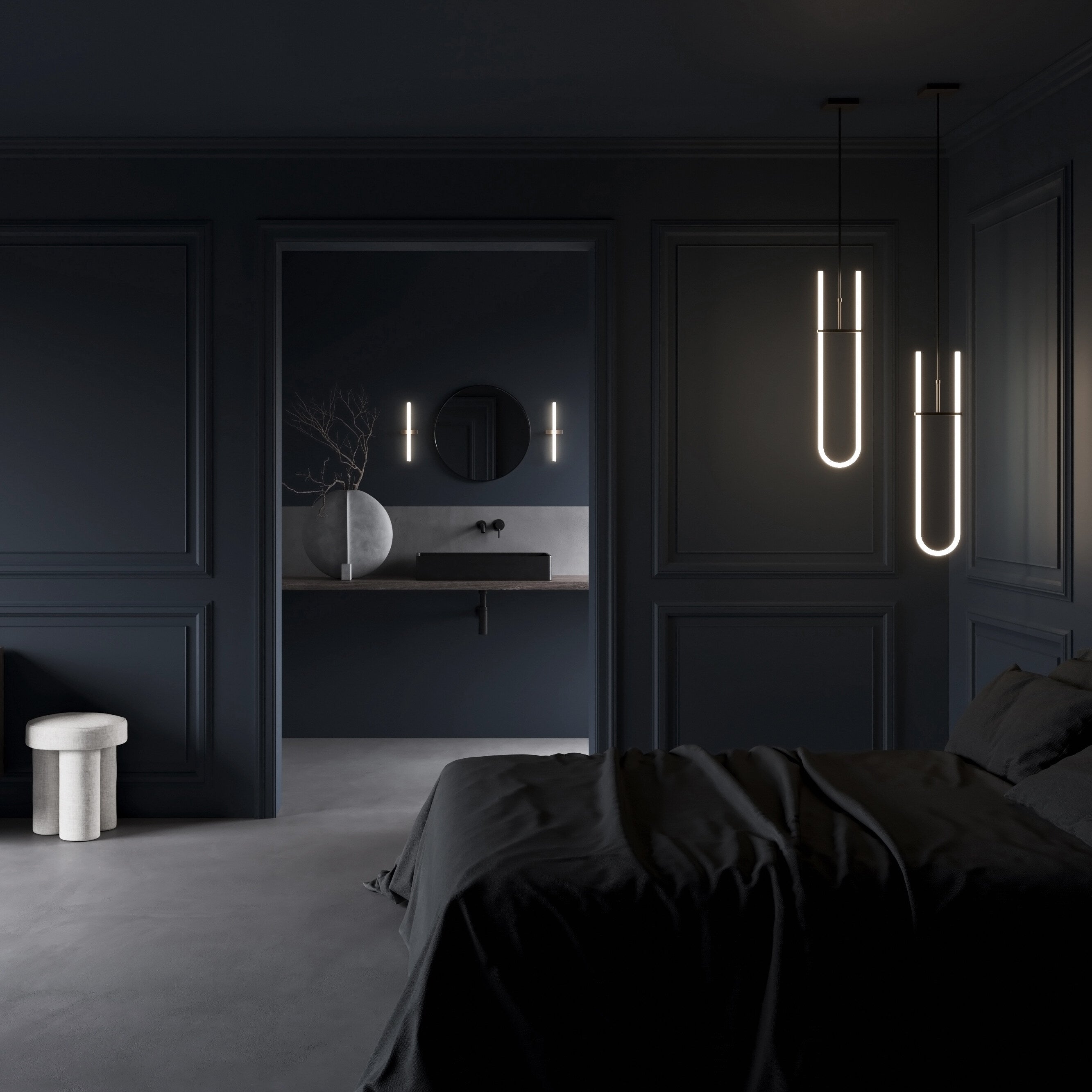 Curve Pendant Lamp - Bronze (5m)