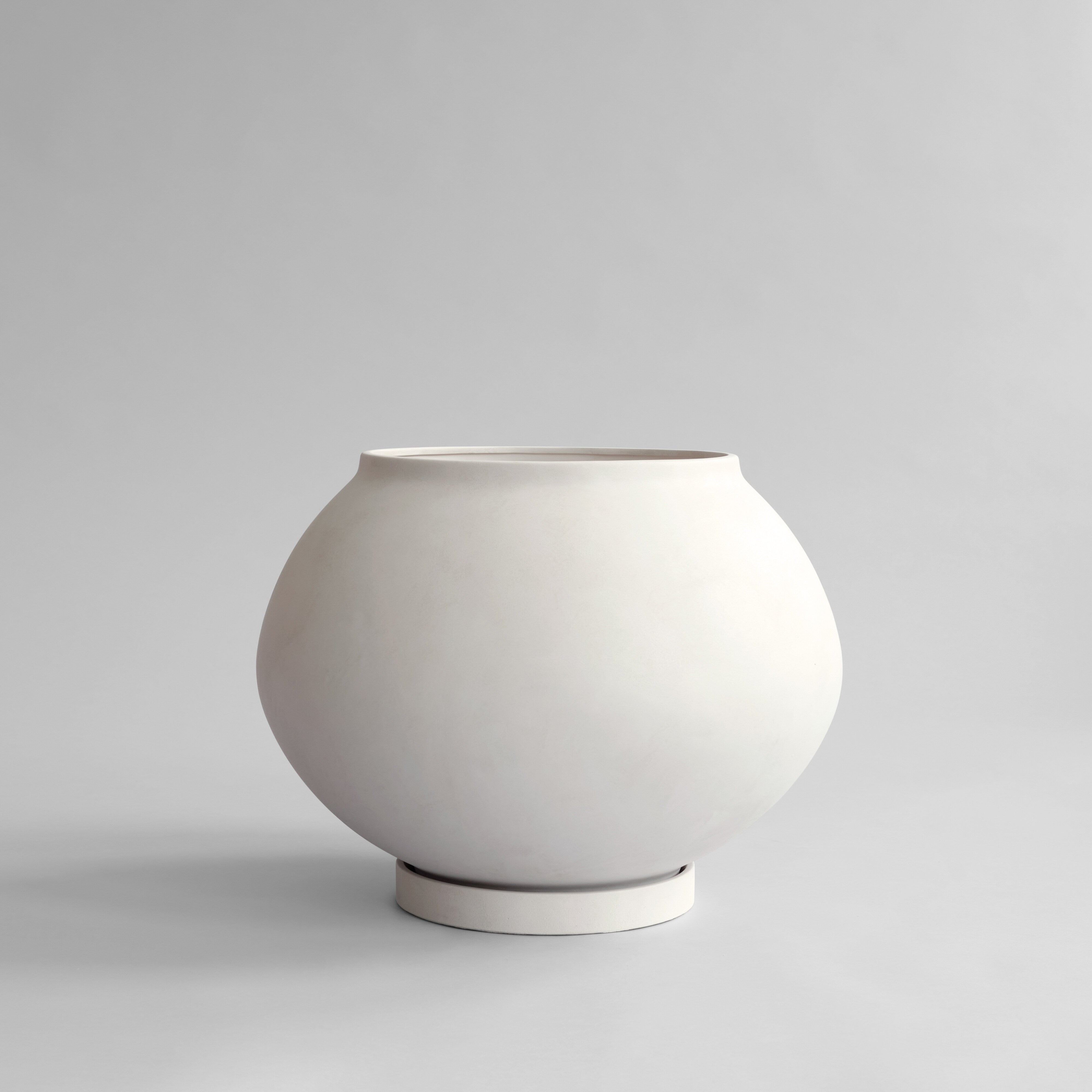 Sunao Plant Pot Fat, Hexa - Birch