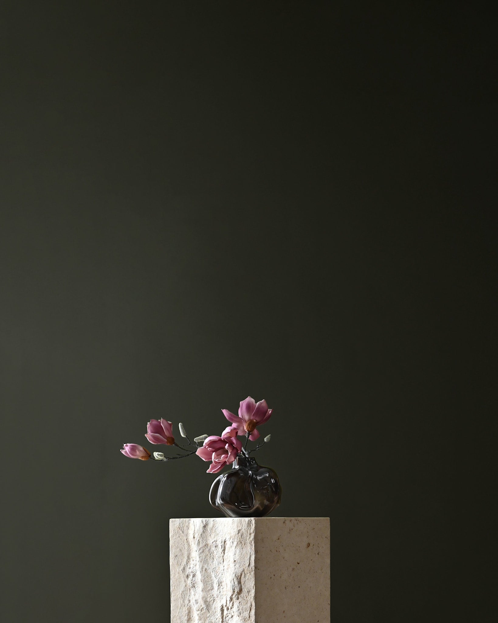 Wabi Vase, Mini - Smoked Forest