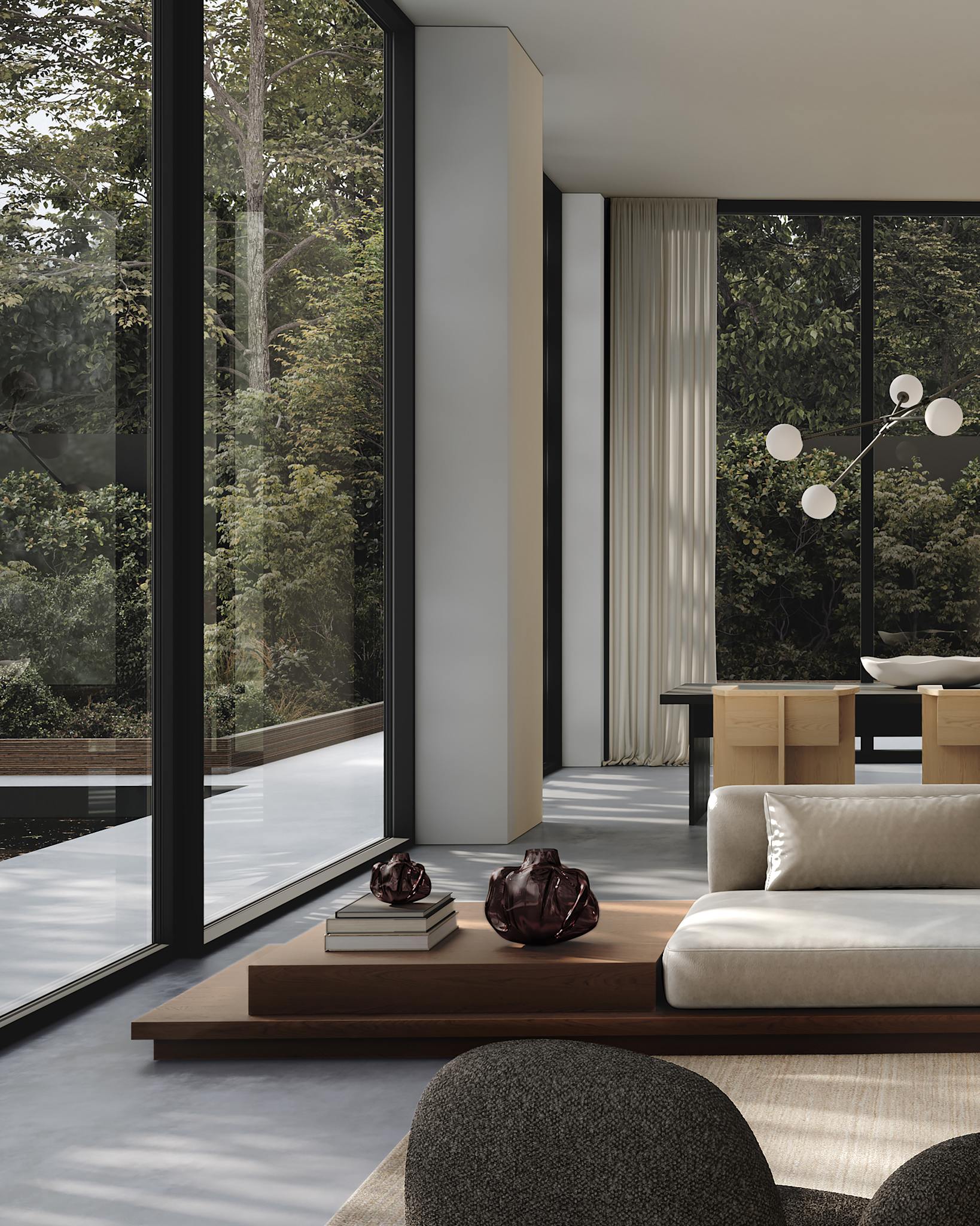 Wabi Vase, Mini - Smoked Forest