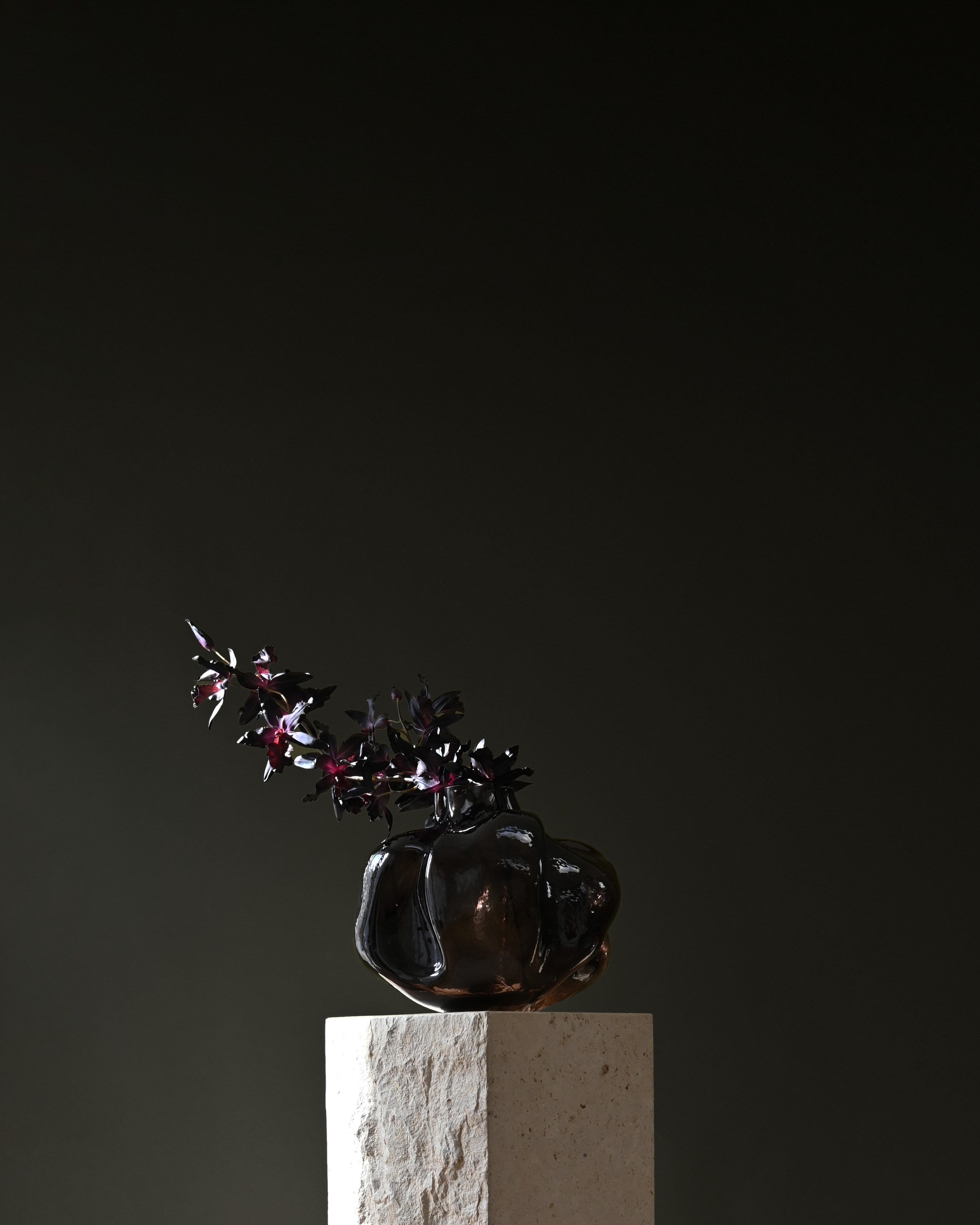 Wabi Vase, Medio - Smoked Forest