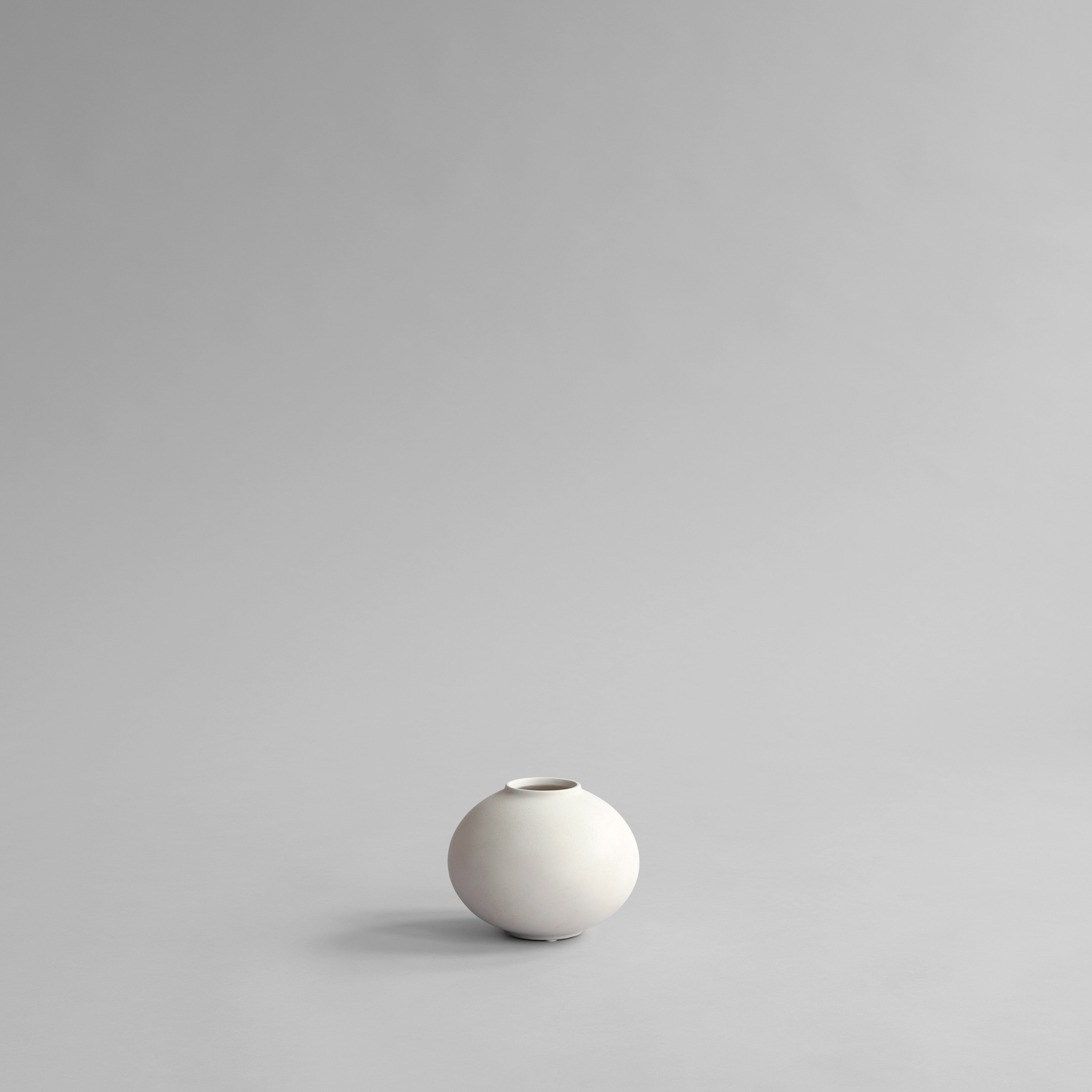 Sunao Vase Fat, Petit - Birch