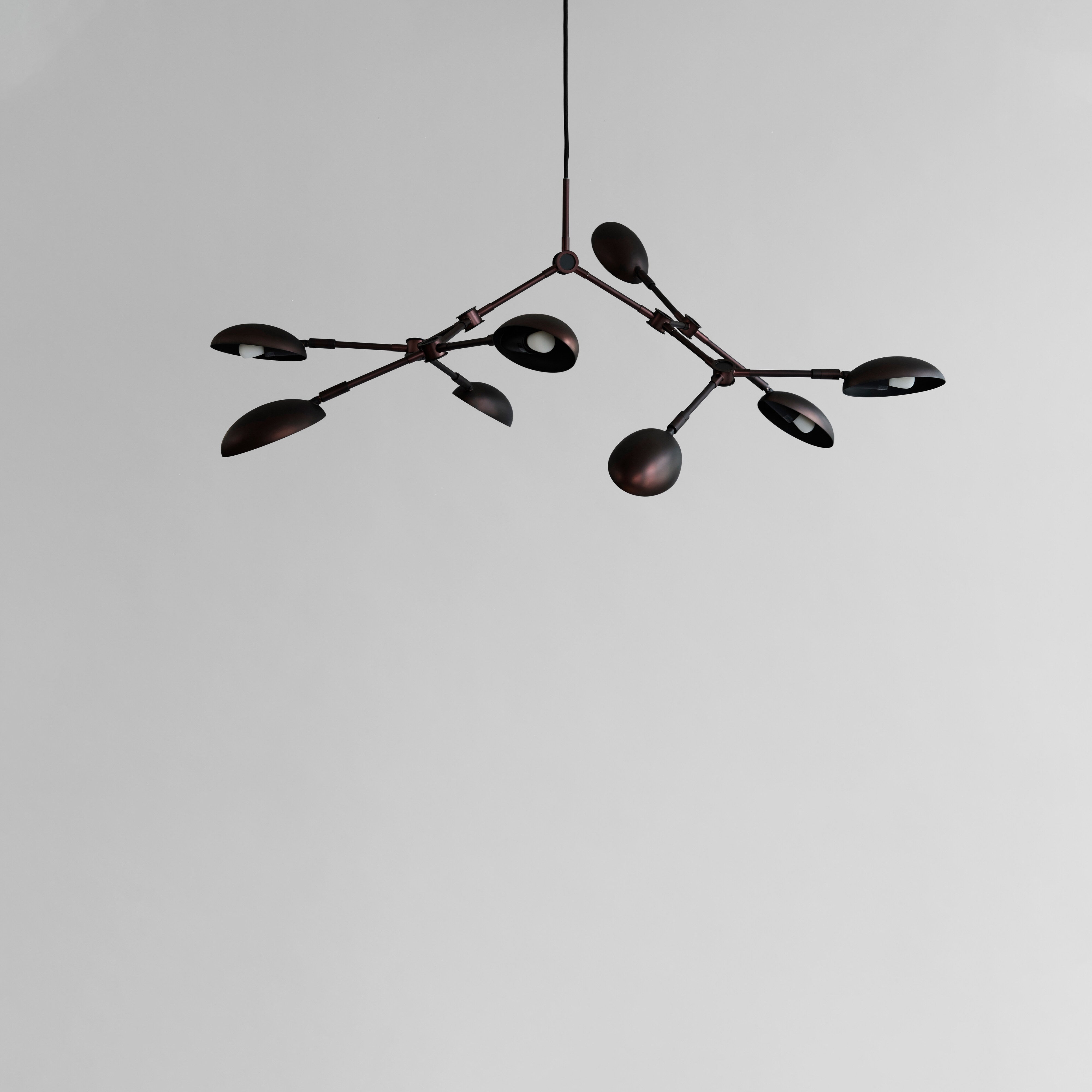 Drop Chandelier, Mini - Burned Black (5m)
