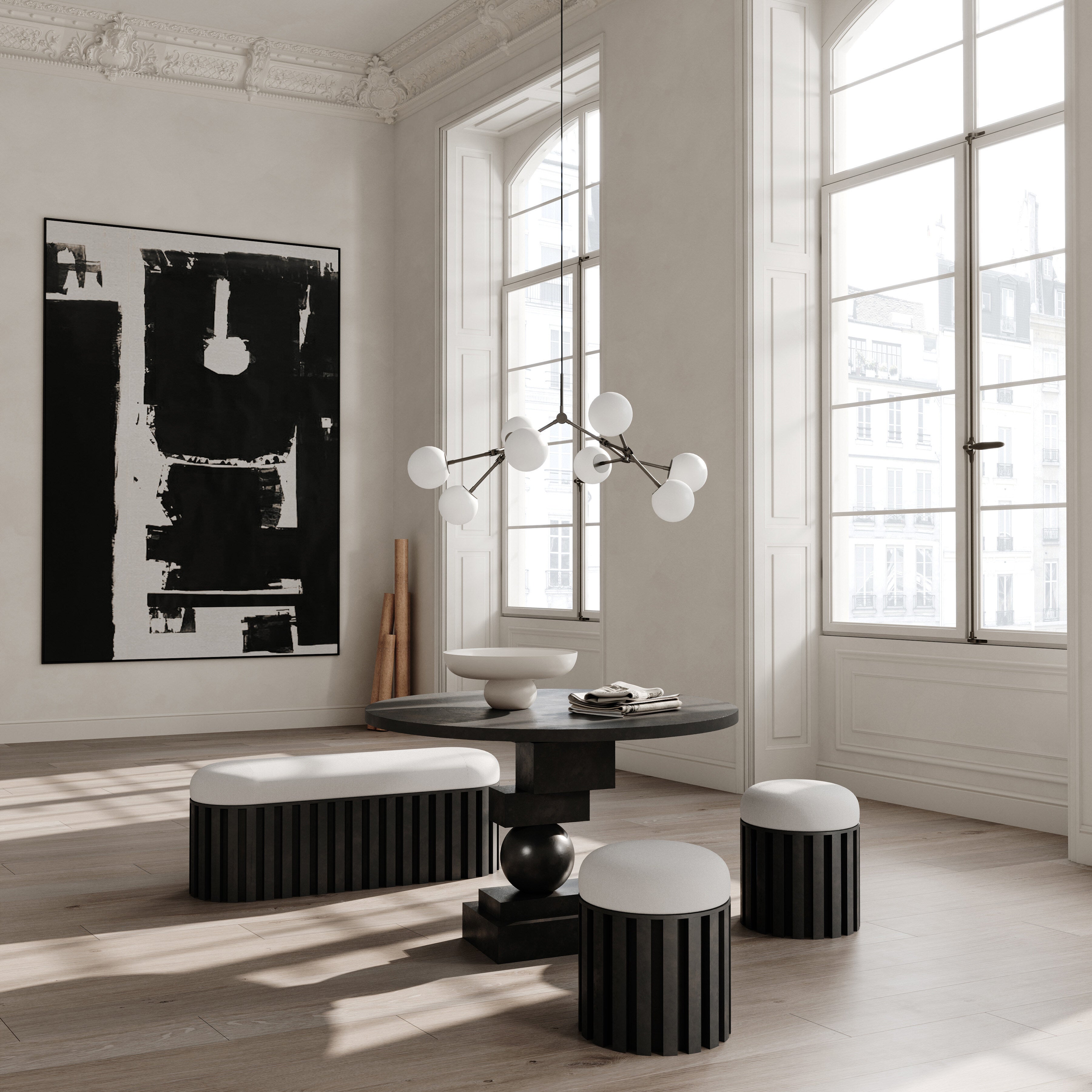 Drop Chandelier Bulp, Mini - Grey (5m)