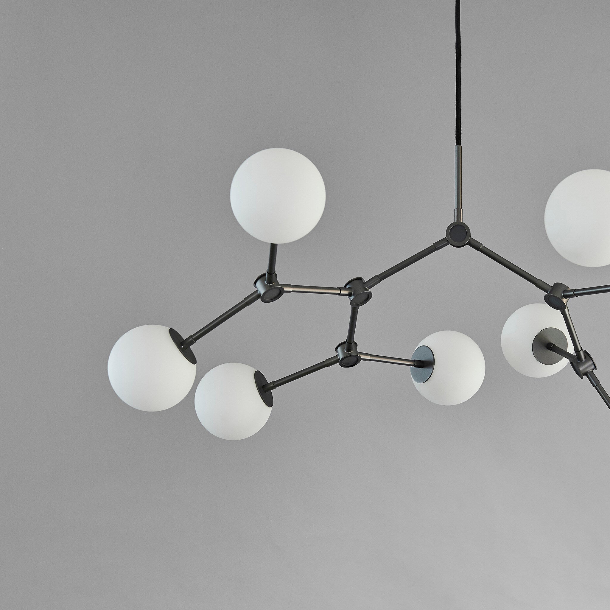 Drop Chandelier Bulp, Mini - Grey (5m)