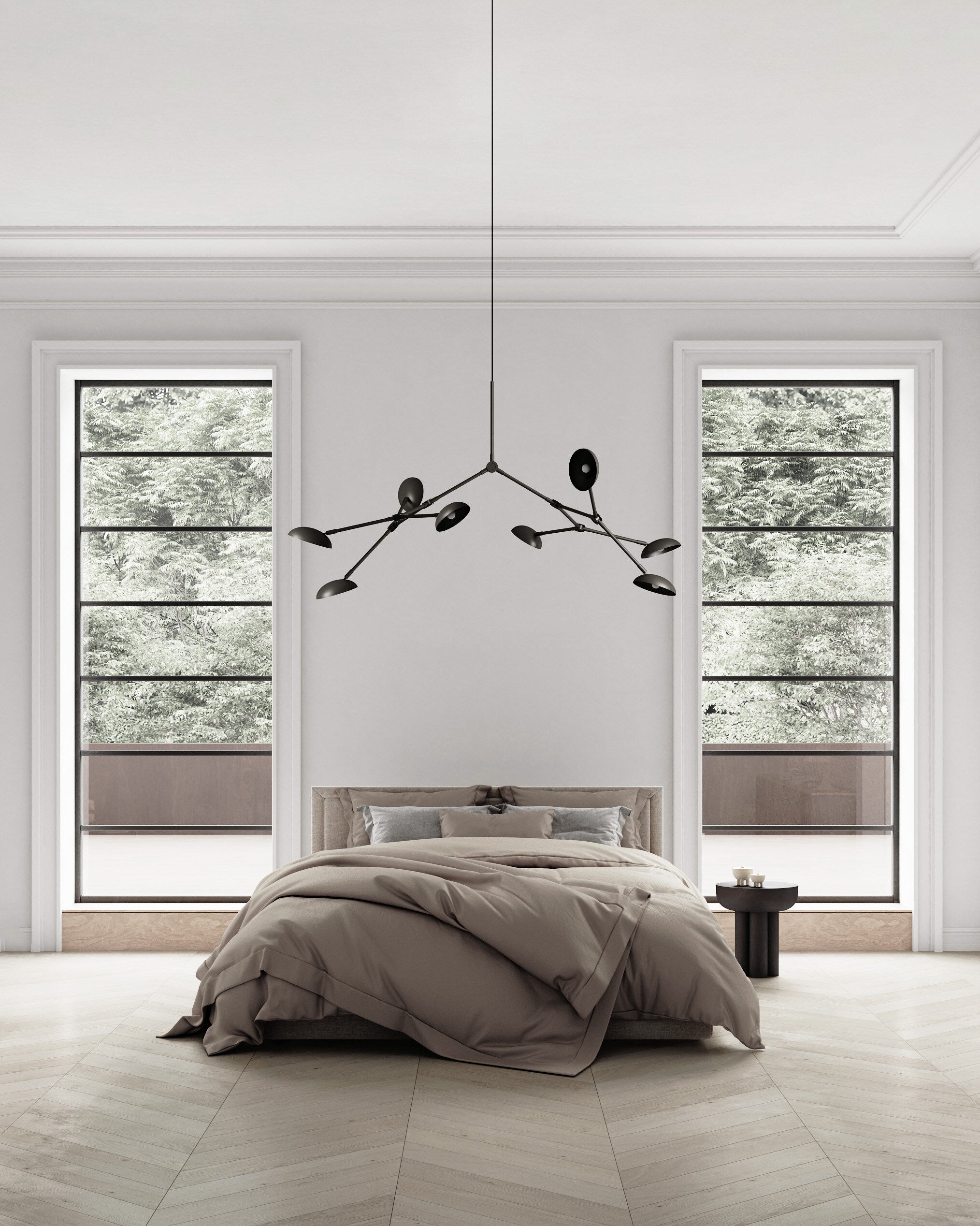 Drop Chandelier - Bronze (5m)