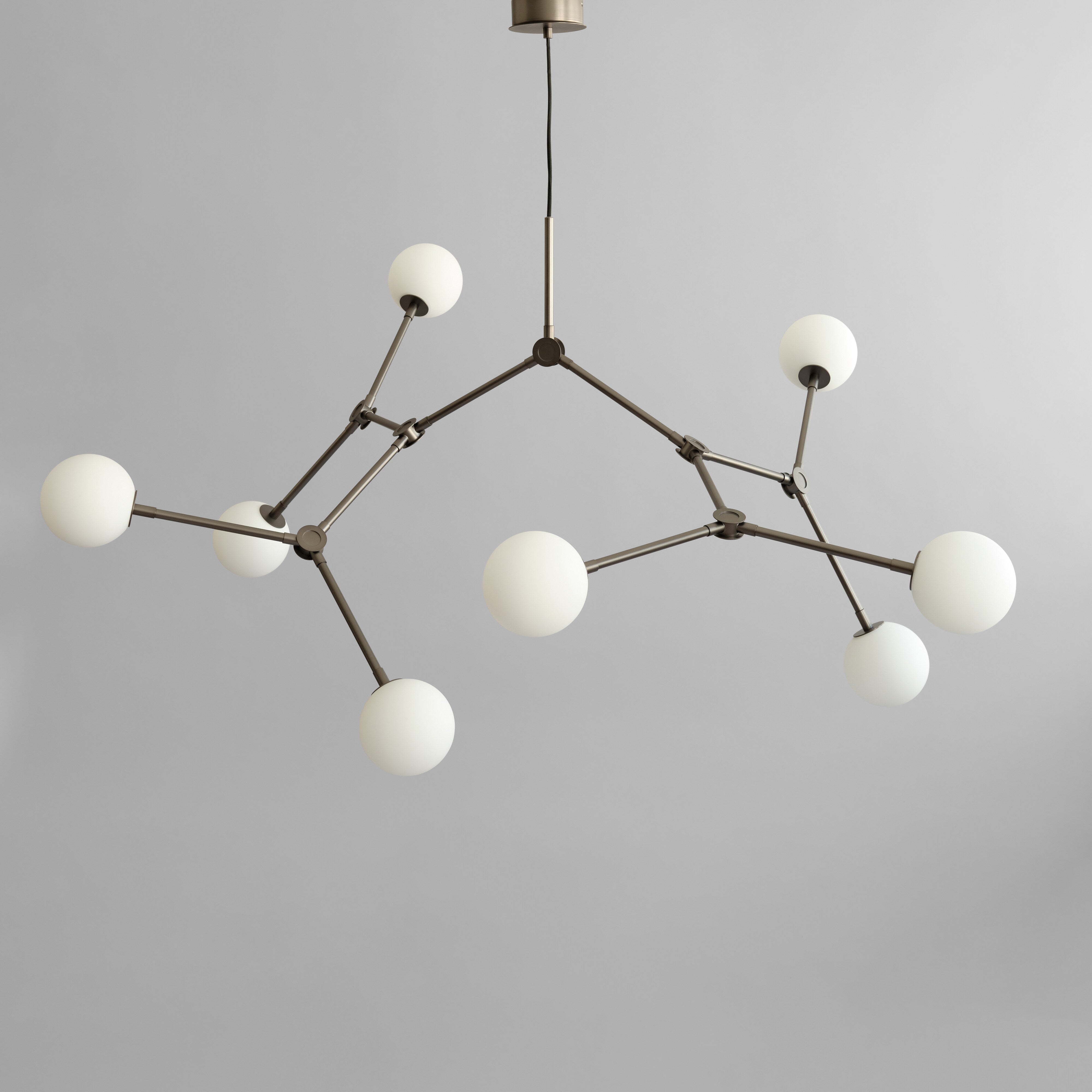 Drop Chandelier Bulp, Grande - Grey (5m)