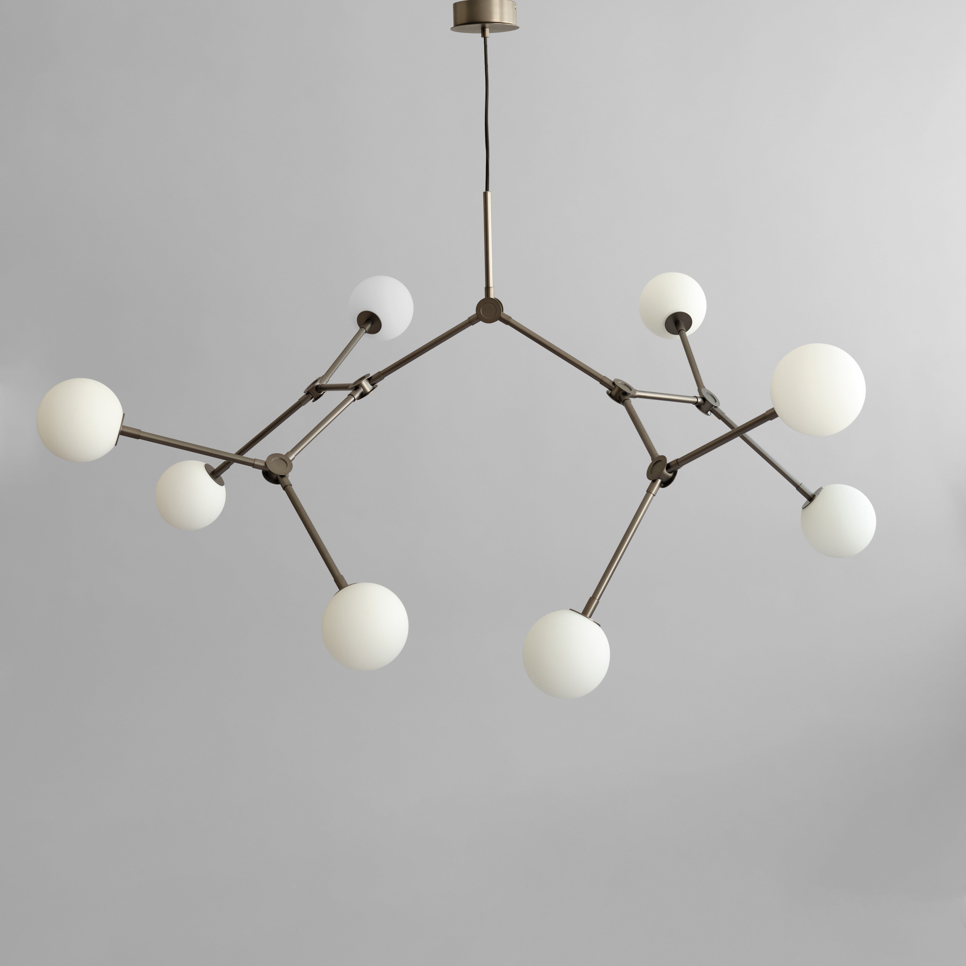 Drop Chandelier Bulp, Grande - Grey (5m)