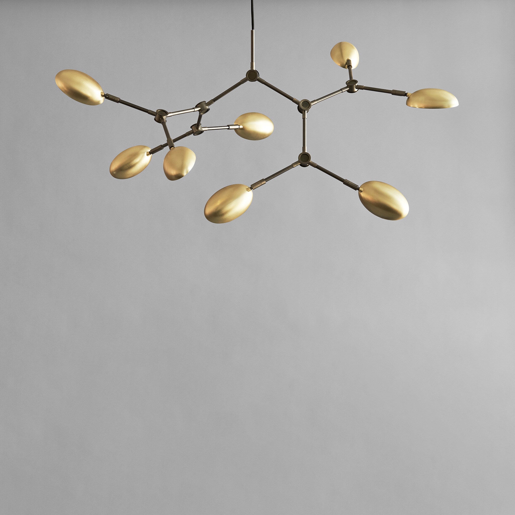 Drop Chandelier, Mini - Brass (5m)