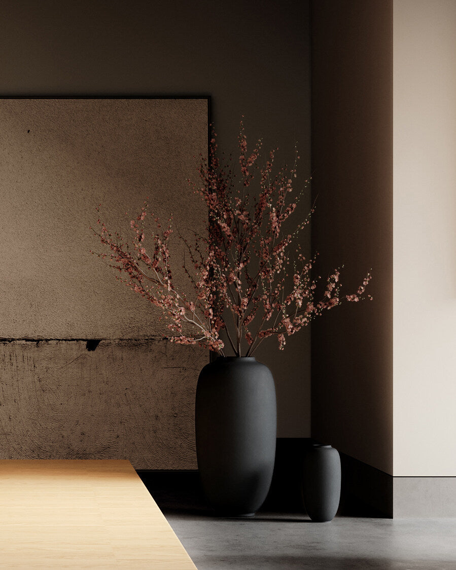 Sunao Vase Slim, Hexa - Black