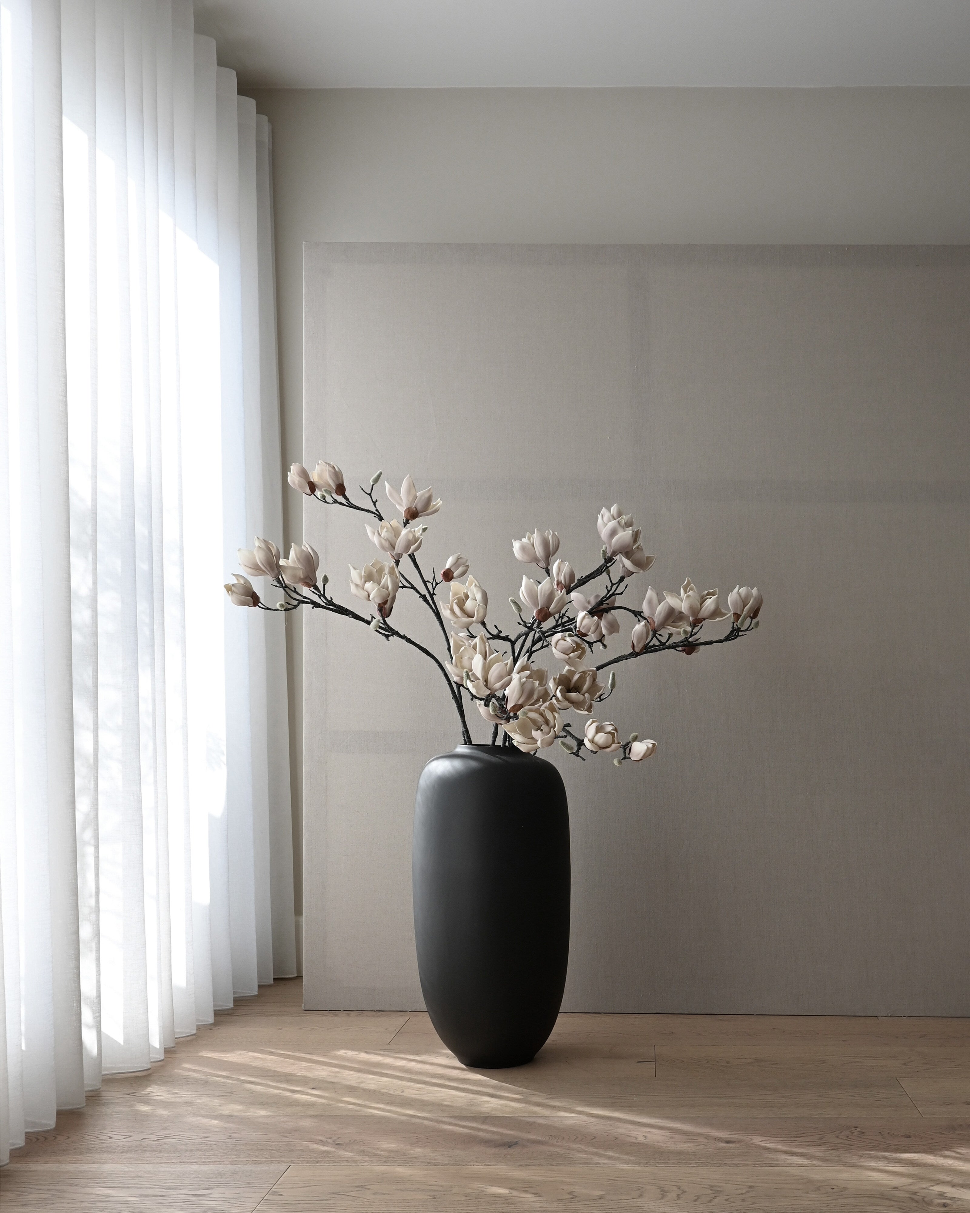Sunao Vase Slim, Hexa - Black