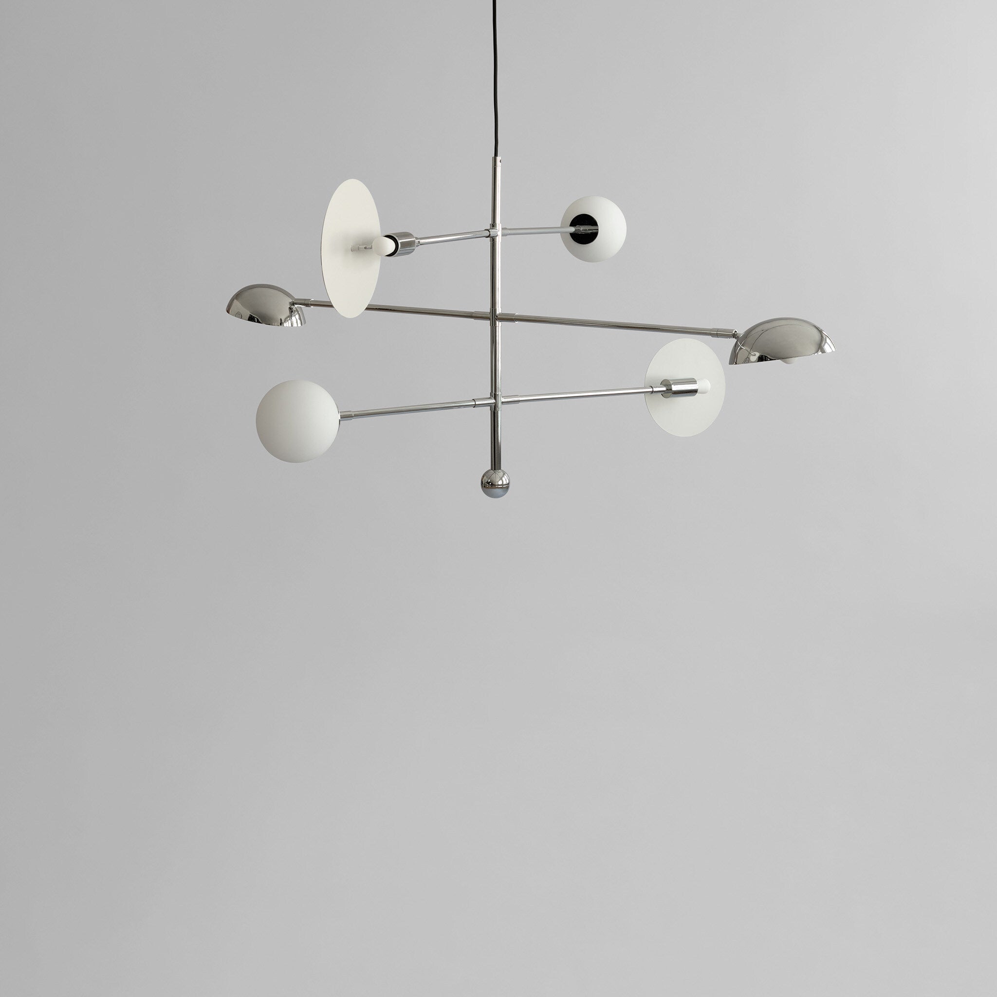 Sahn Chandelier - Chrome (5m)