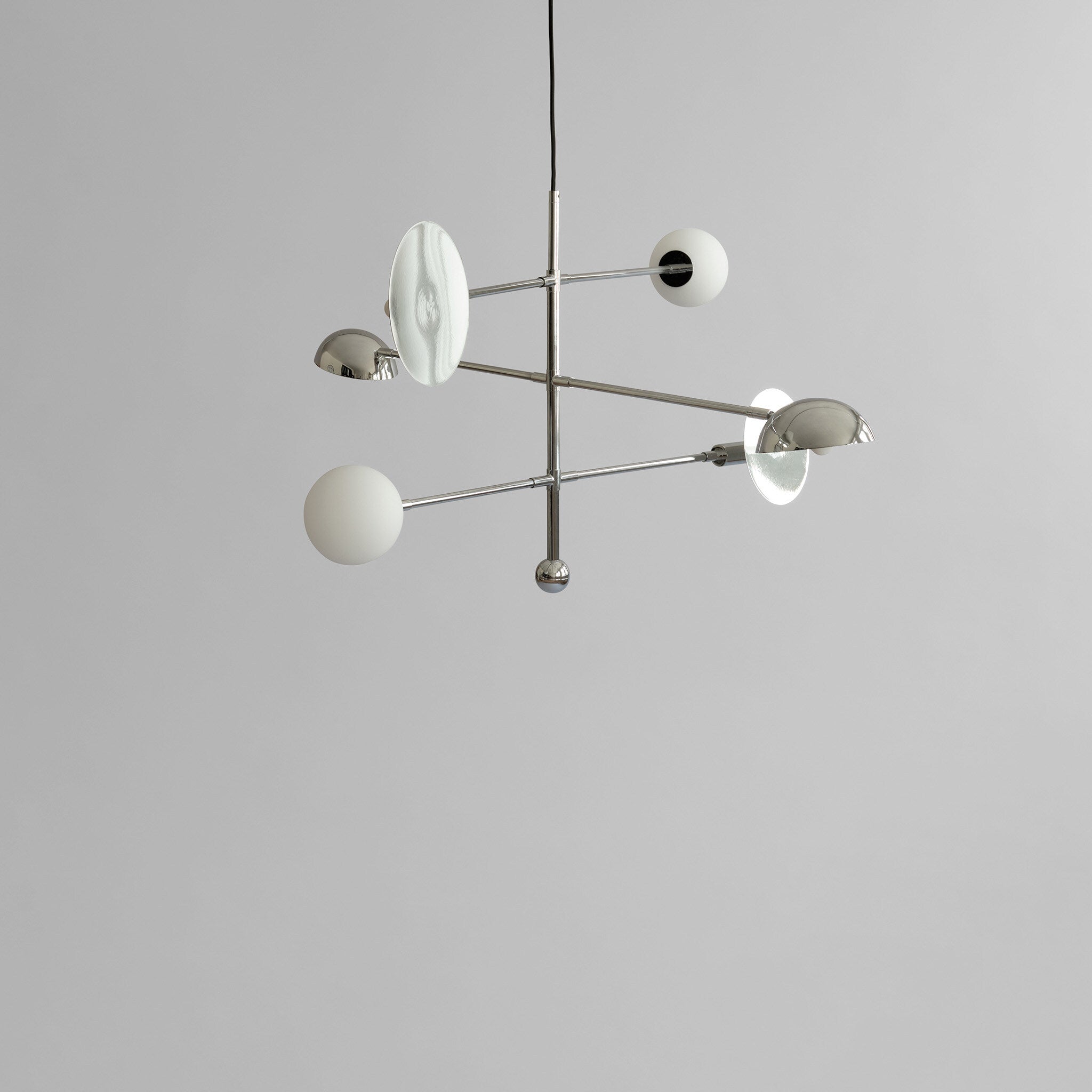 Sahn Chandelier - Chrome (5m)