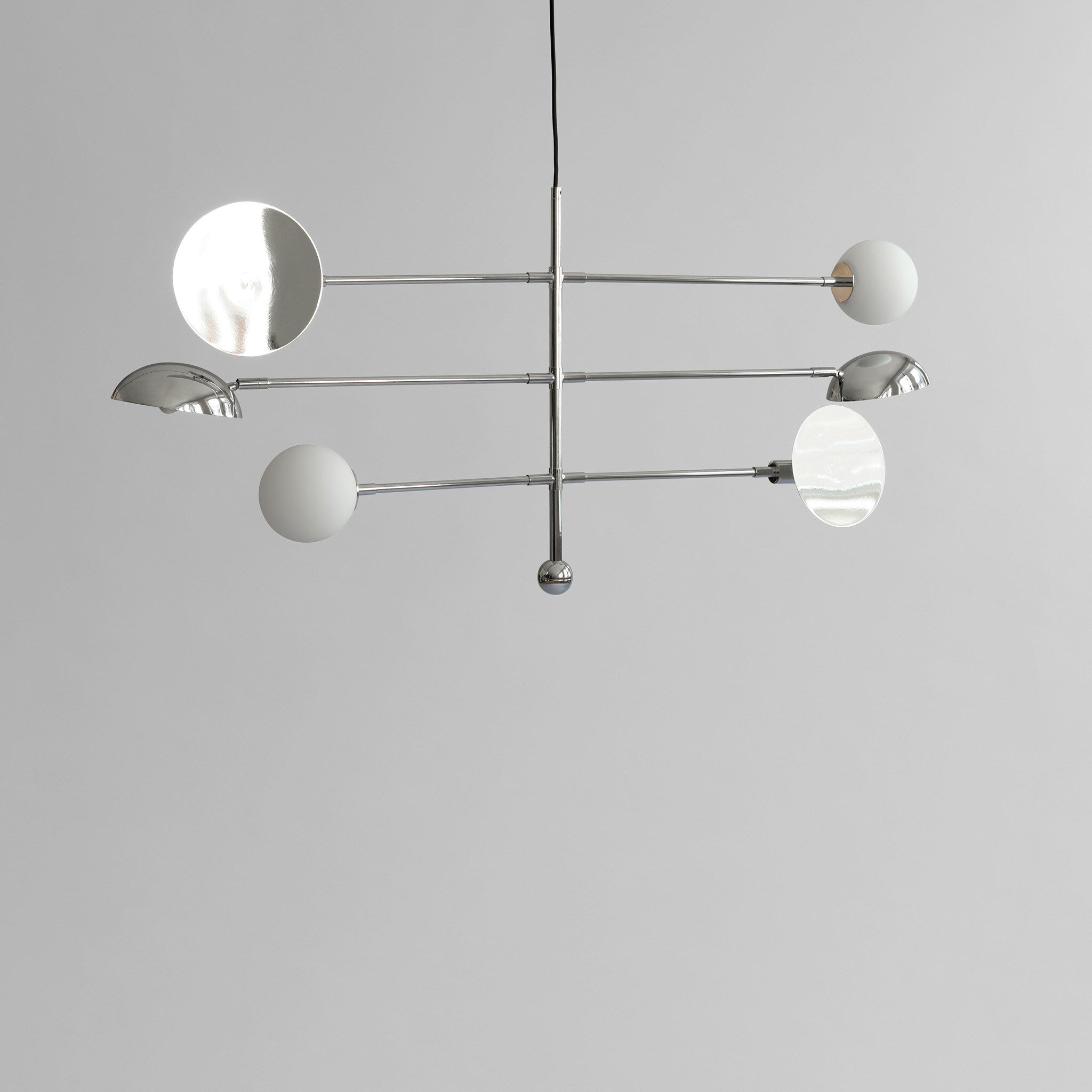 Sahn Chandelier - Chrome (5m)