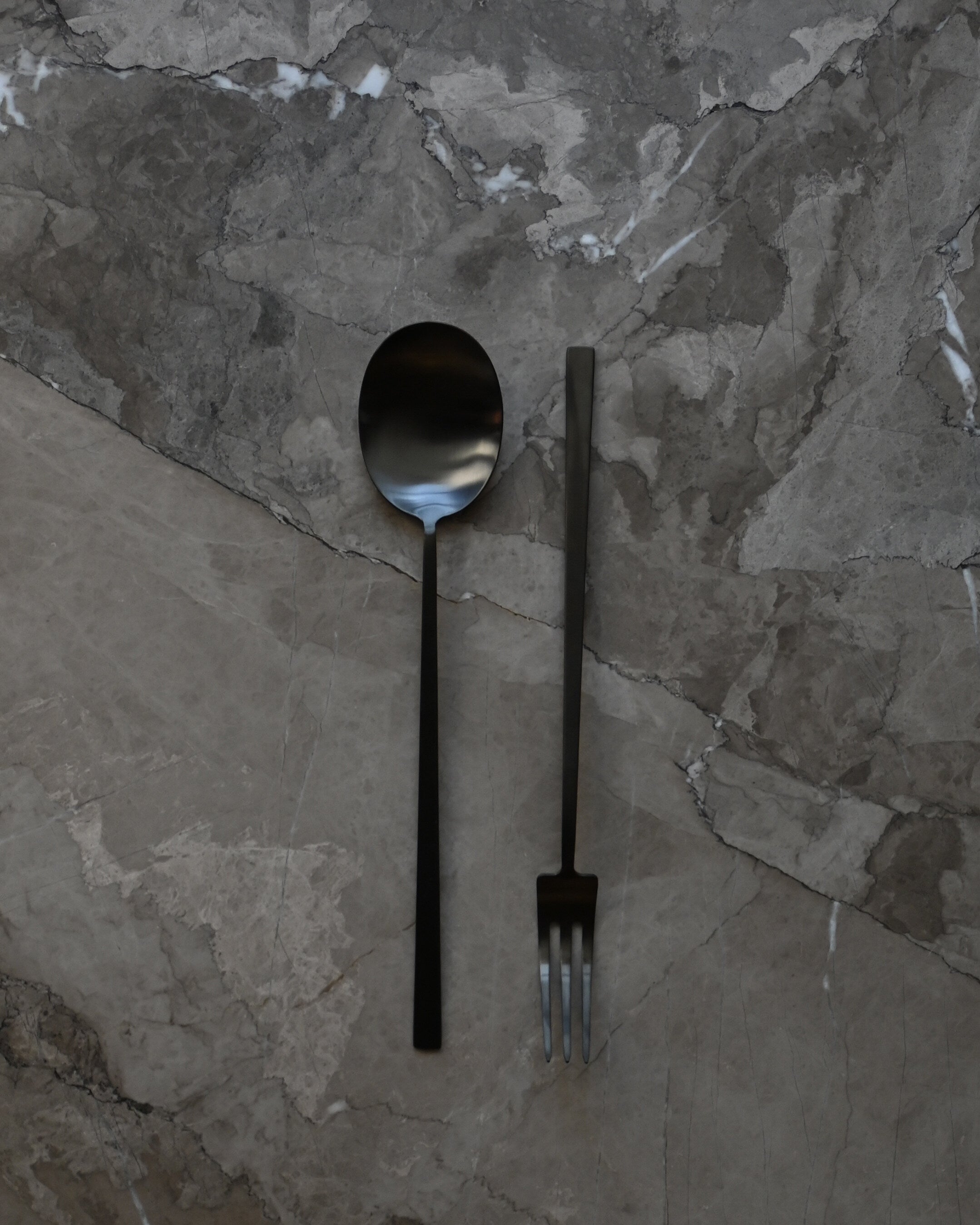 Kogei Salad Servers - Black