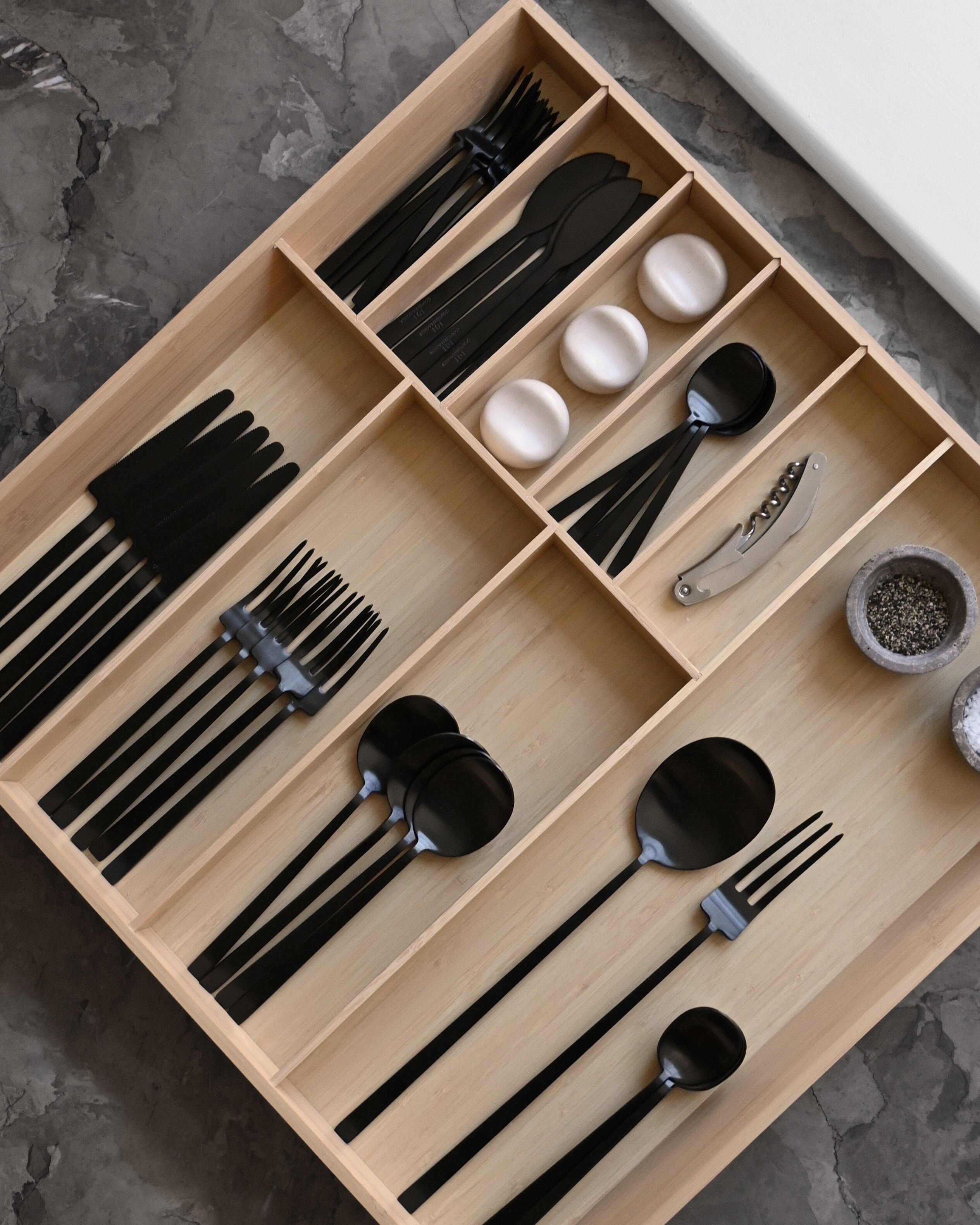 Kogei Cutlery - Black (24 pcs)