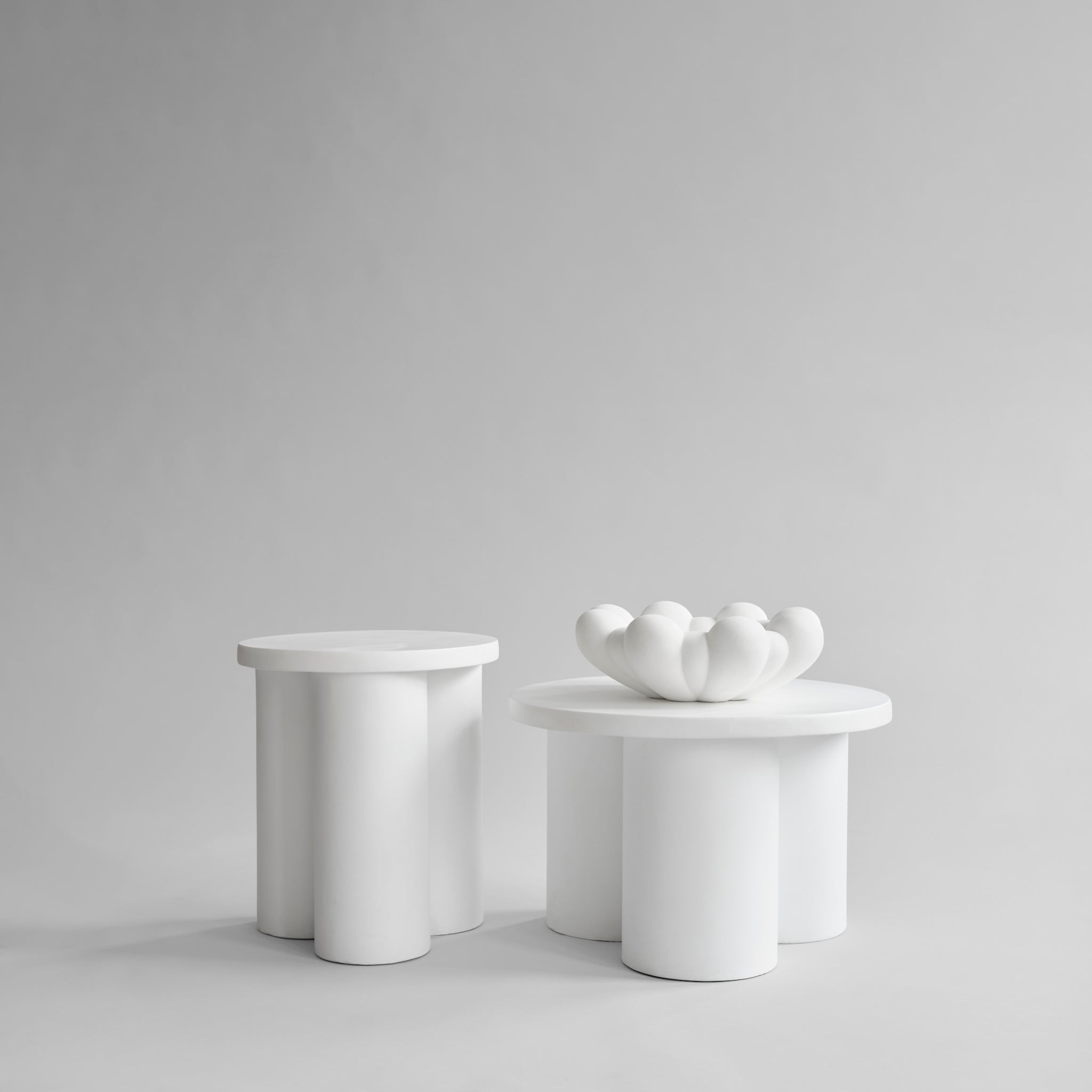 Big Foot Table, Tall - Bone White